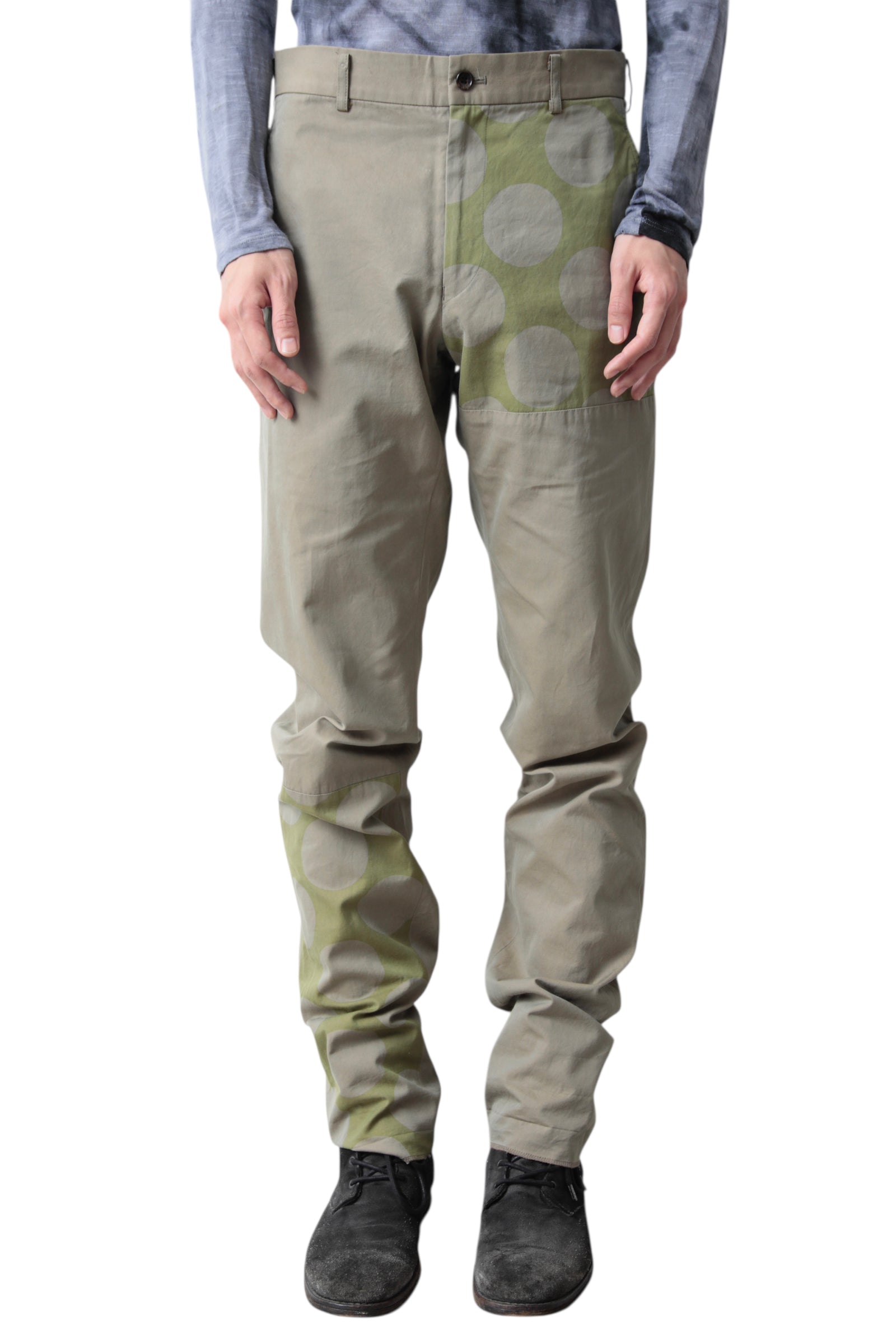 COMME DES GARCONS HOMME SWITCHING STRAIGHT PANTS