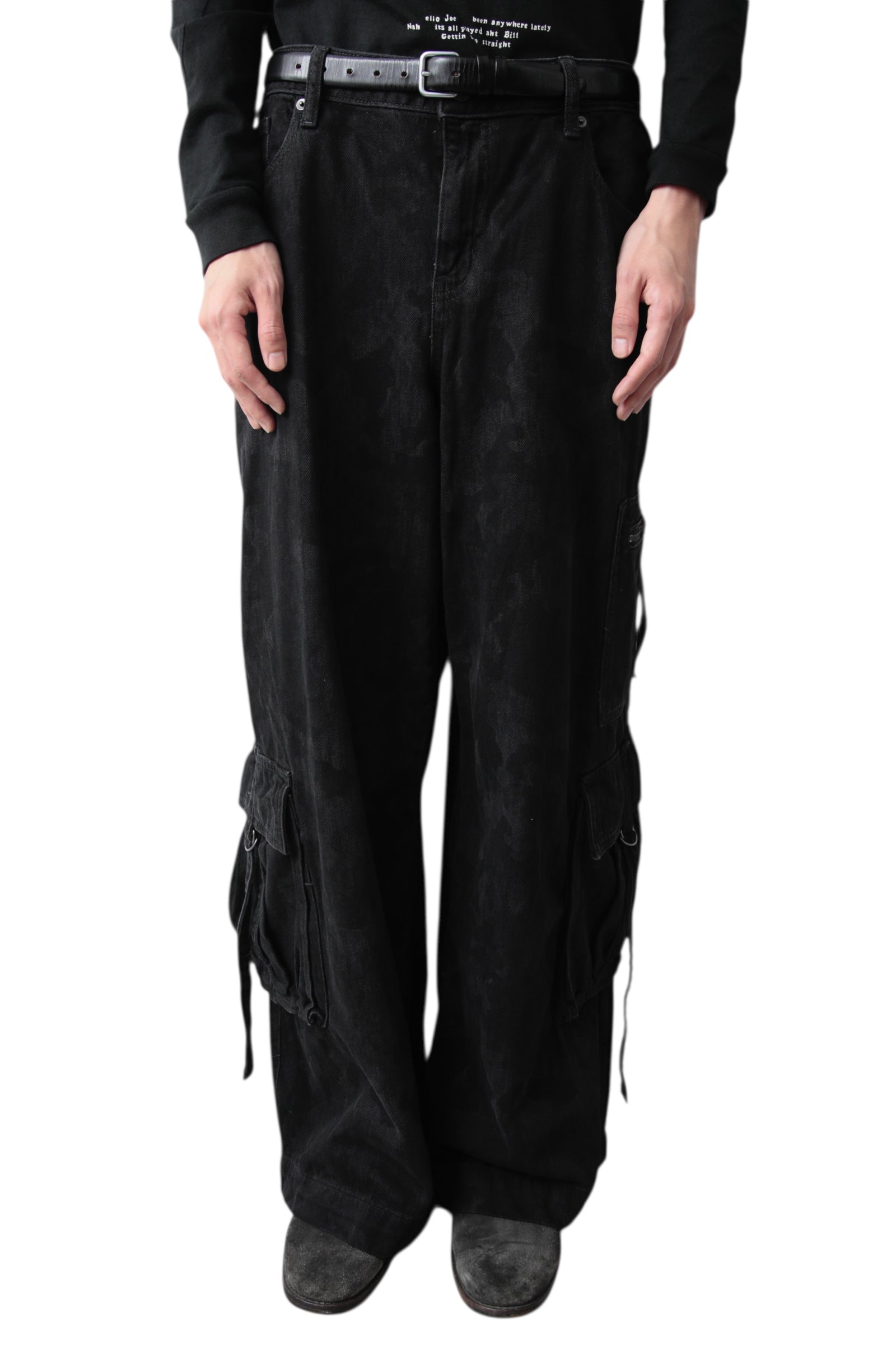 MOLESKIN WIDE CARGO PANTS