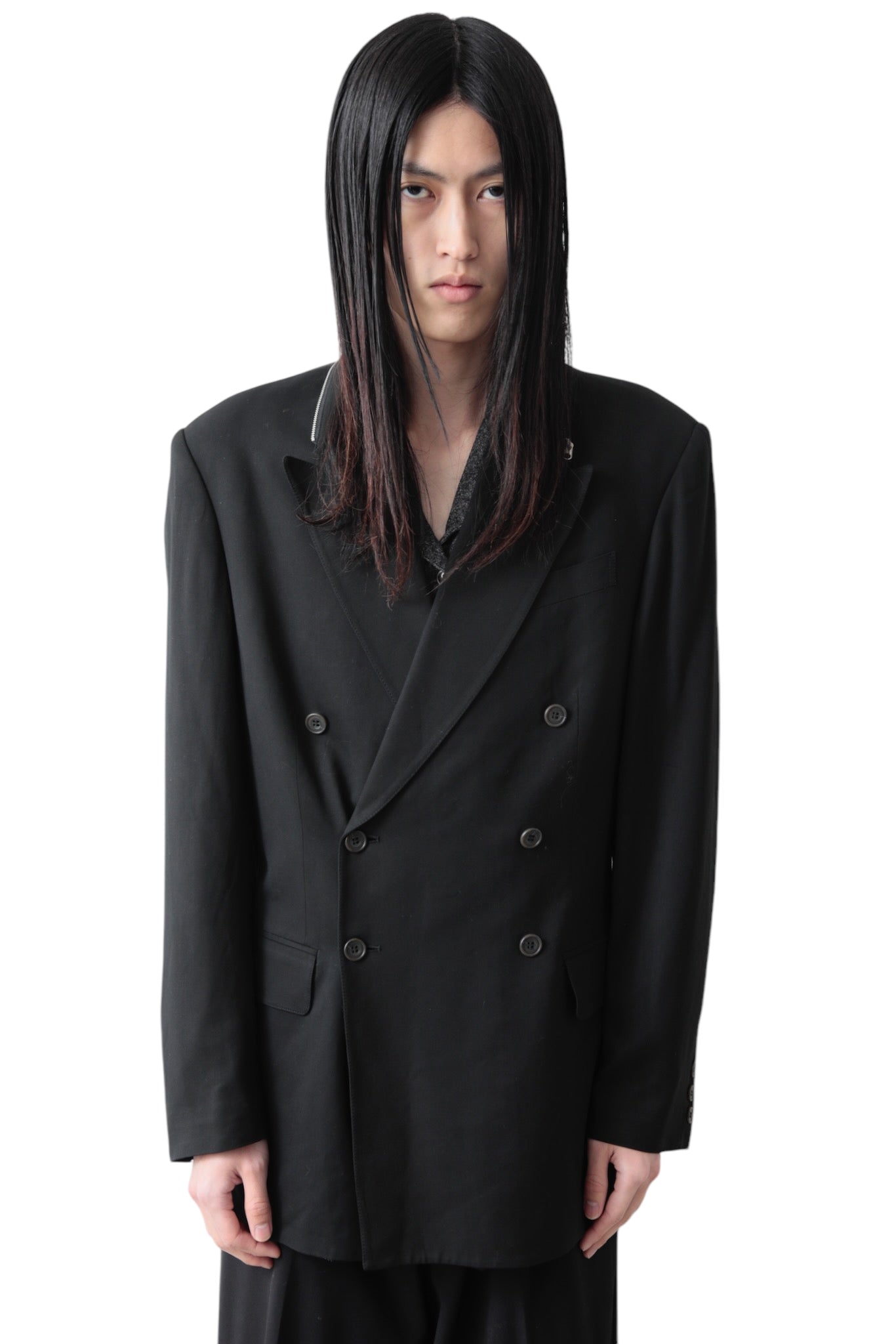 JEAN PAUL GAULTIER ZIPPERED DOUBLE TAILORED JACKET