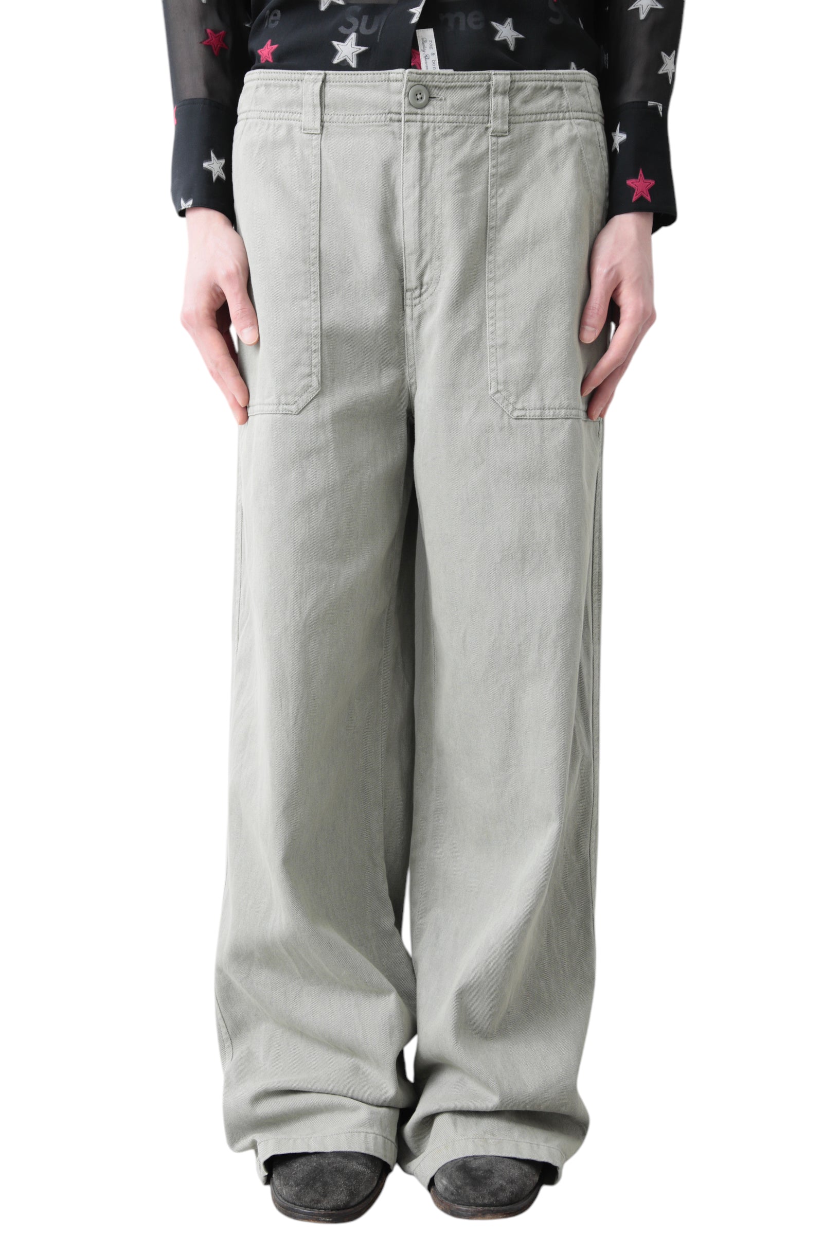 FADED BAGGY CHINO PANTS