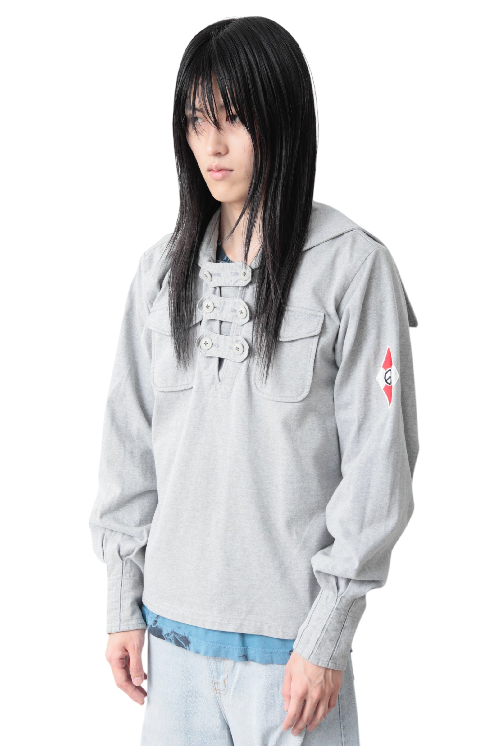 AD2003 JUNYA WATANABE SAILOR COLLAR HOODIE