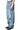 CRASHED BLUE BAGGY DENIM PANTS