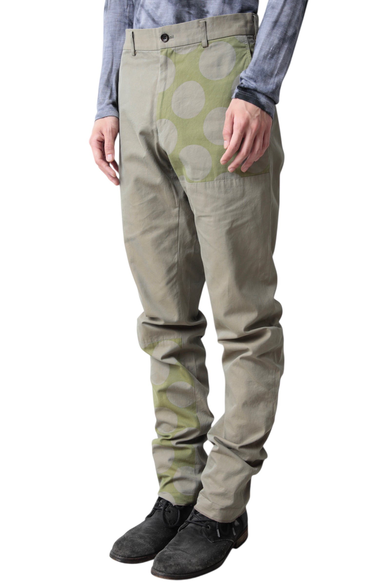 COMME DES GARCONS HOMME SWITCHING STRAIGHT PANTS