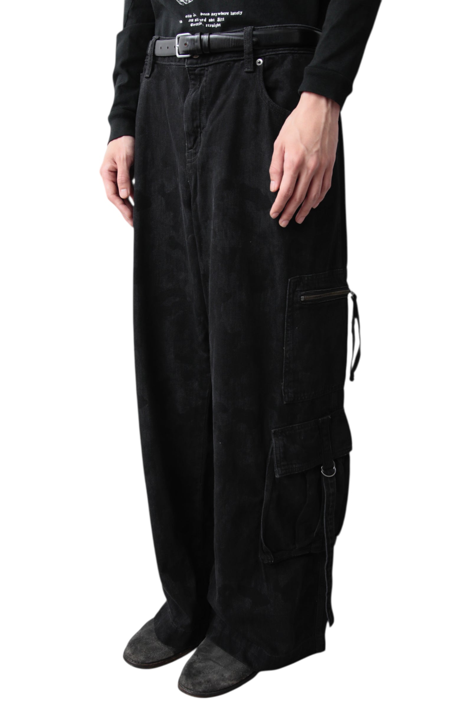 MOLESKIN WIDE CARGO PANTS