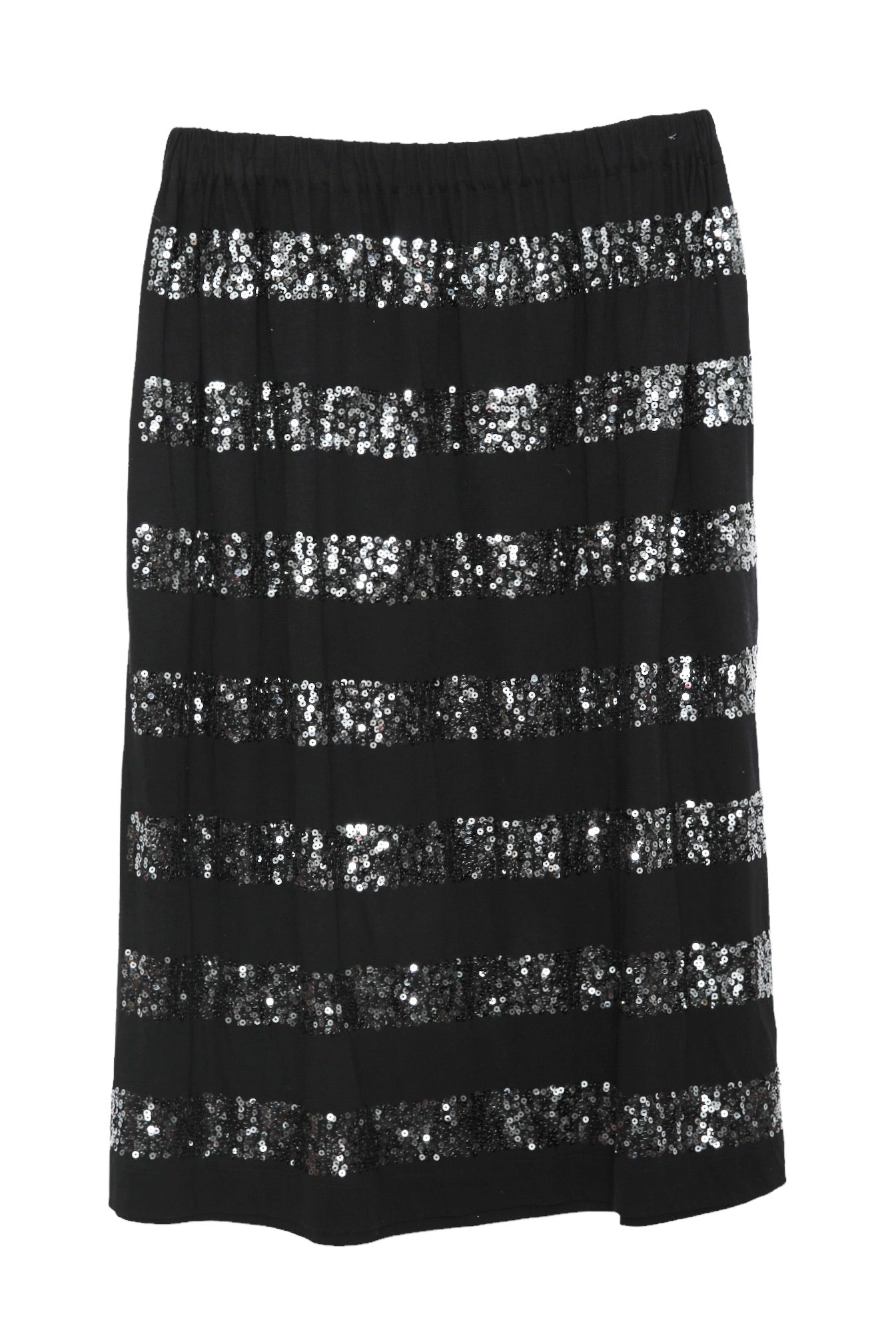 AD2011 TRICOT COMME DES GARCONS SEQUINED BORDER SKIRT