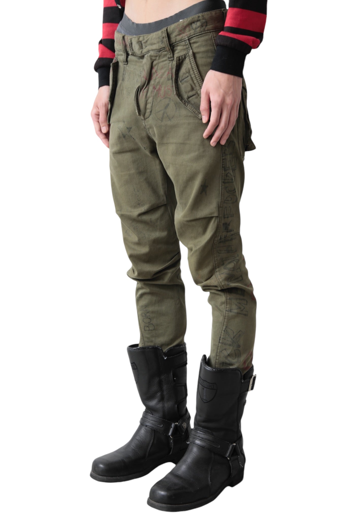 DSQUARED2 GRAPHIC MILITARY PANTS