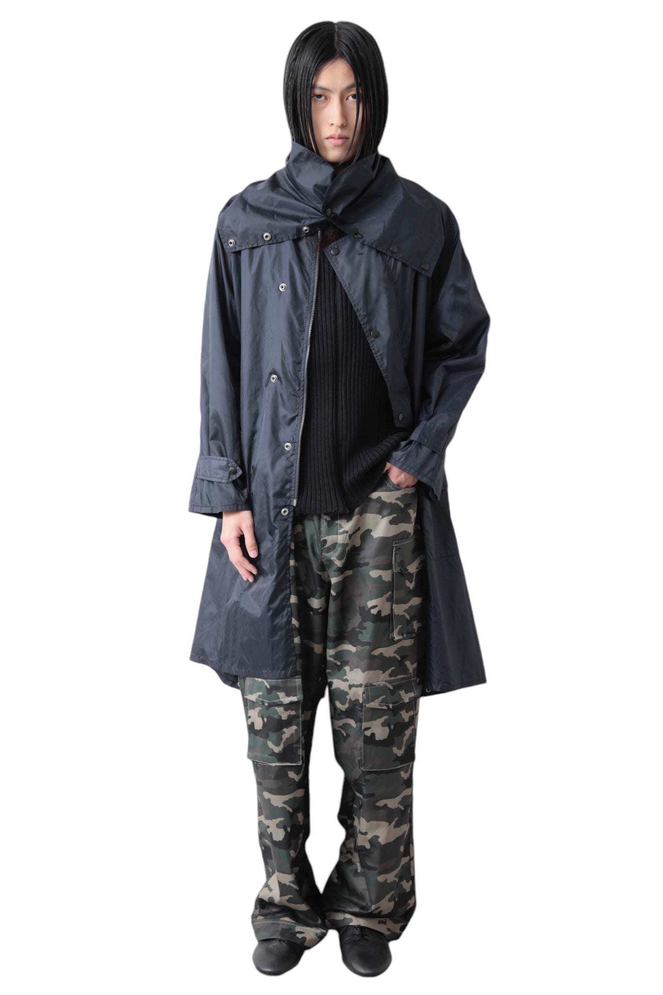 KOMAKINO GIMMICK RAIN COAT