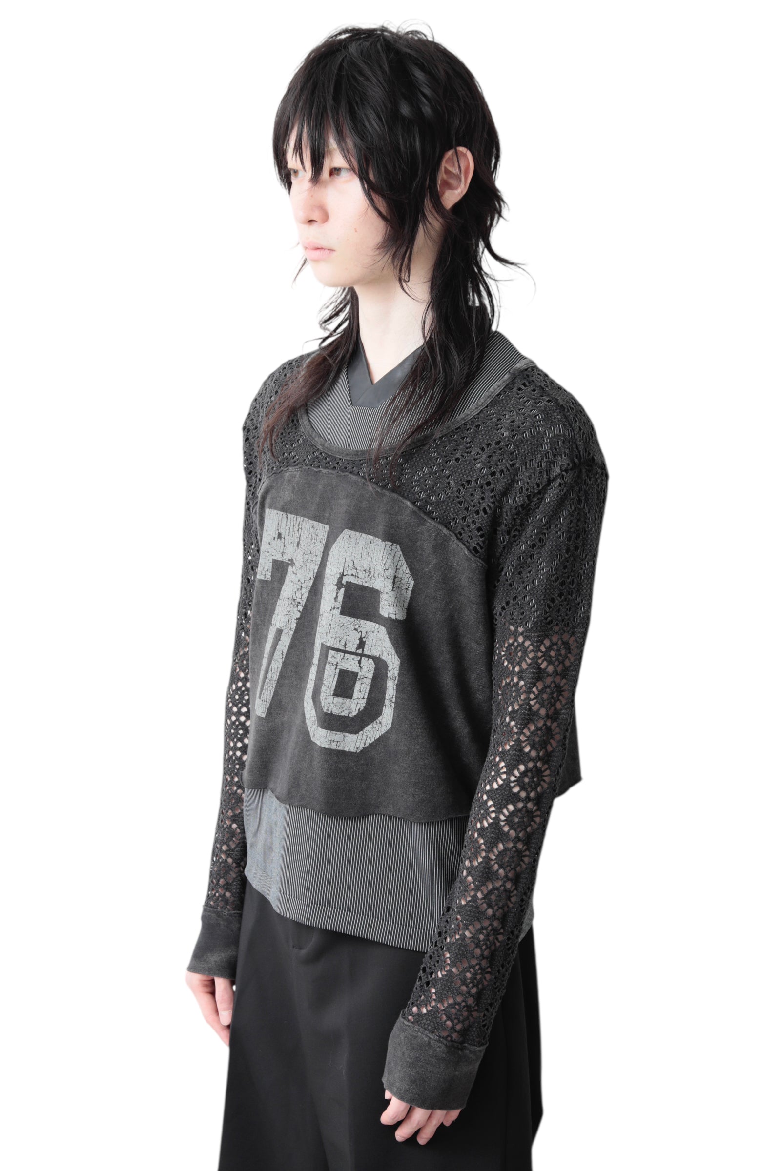 MESH SLEEVE NUMBERING T-SHIRT