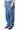 SCATTERED RHINESTONE WIDE DENIM PANTS