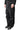 CRUSHED BLACK WIDE DENIM PANTS
