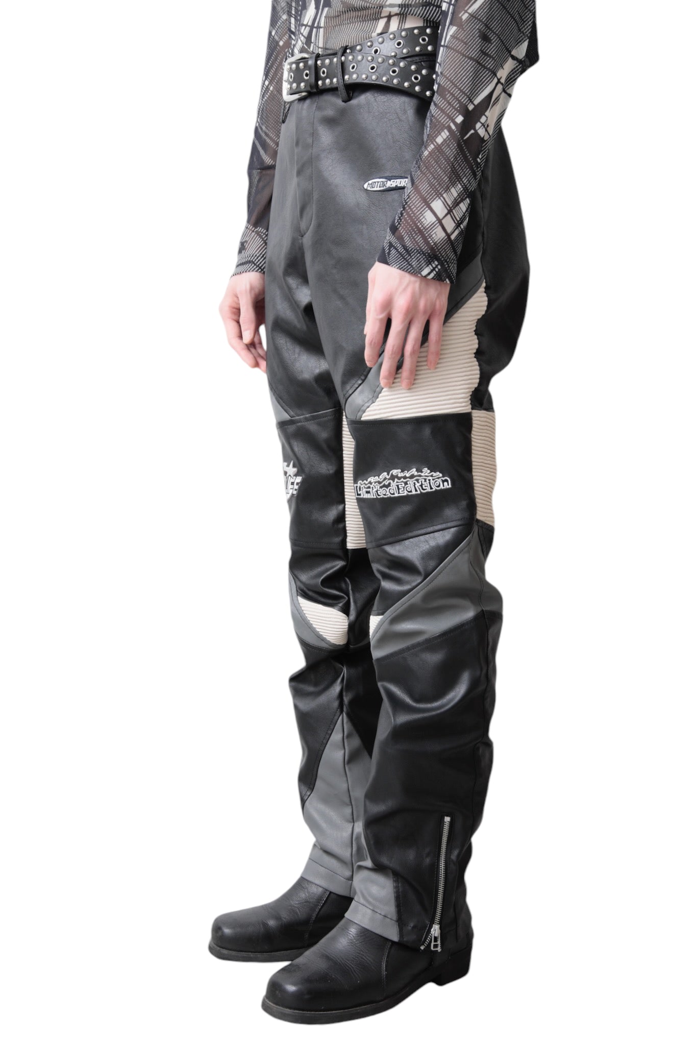 LOGO RACING MOTO PANTS