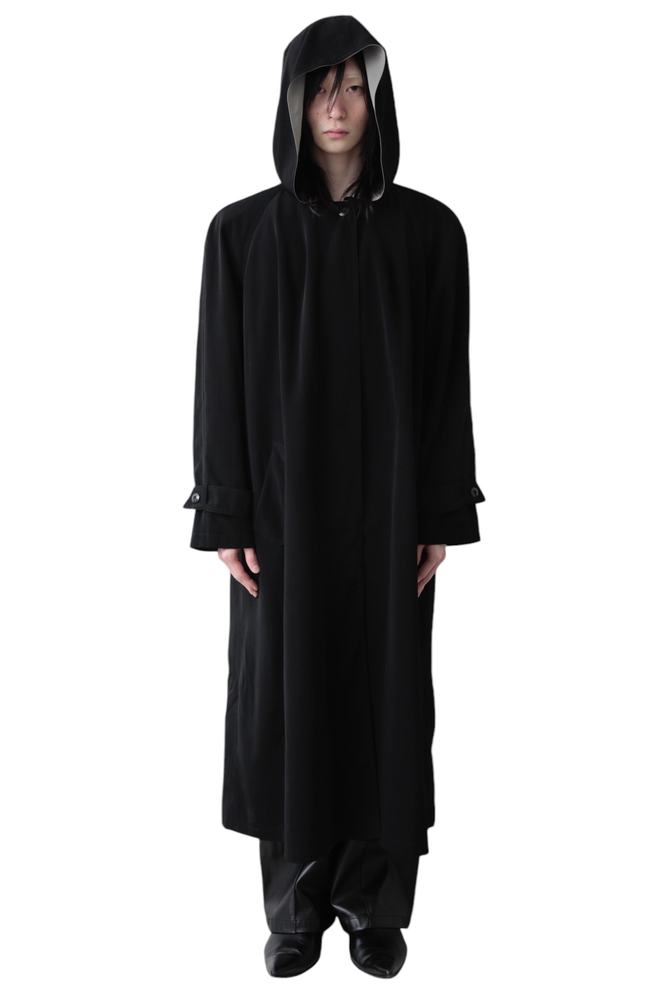 SUPER LONG HOODED COAT