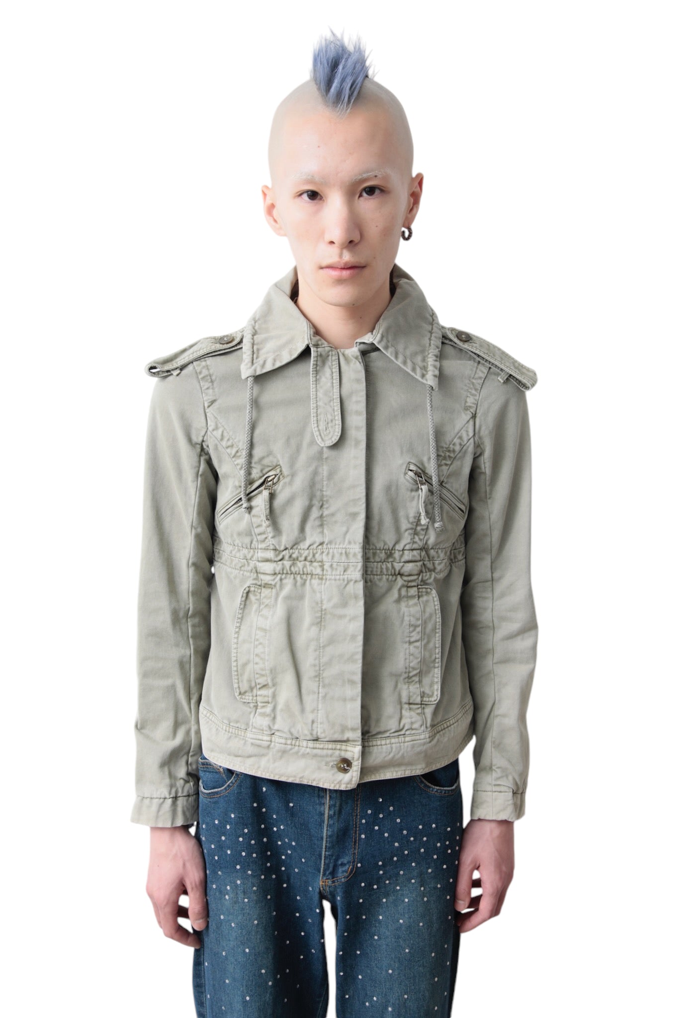 BUTTON UP MILITARY BLOUSON