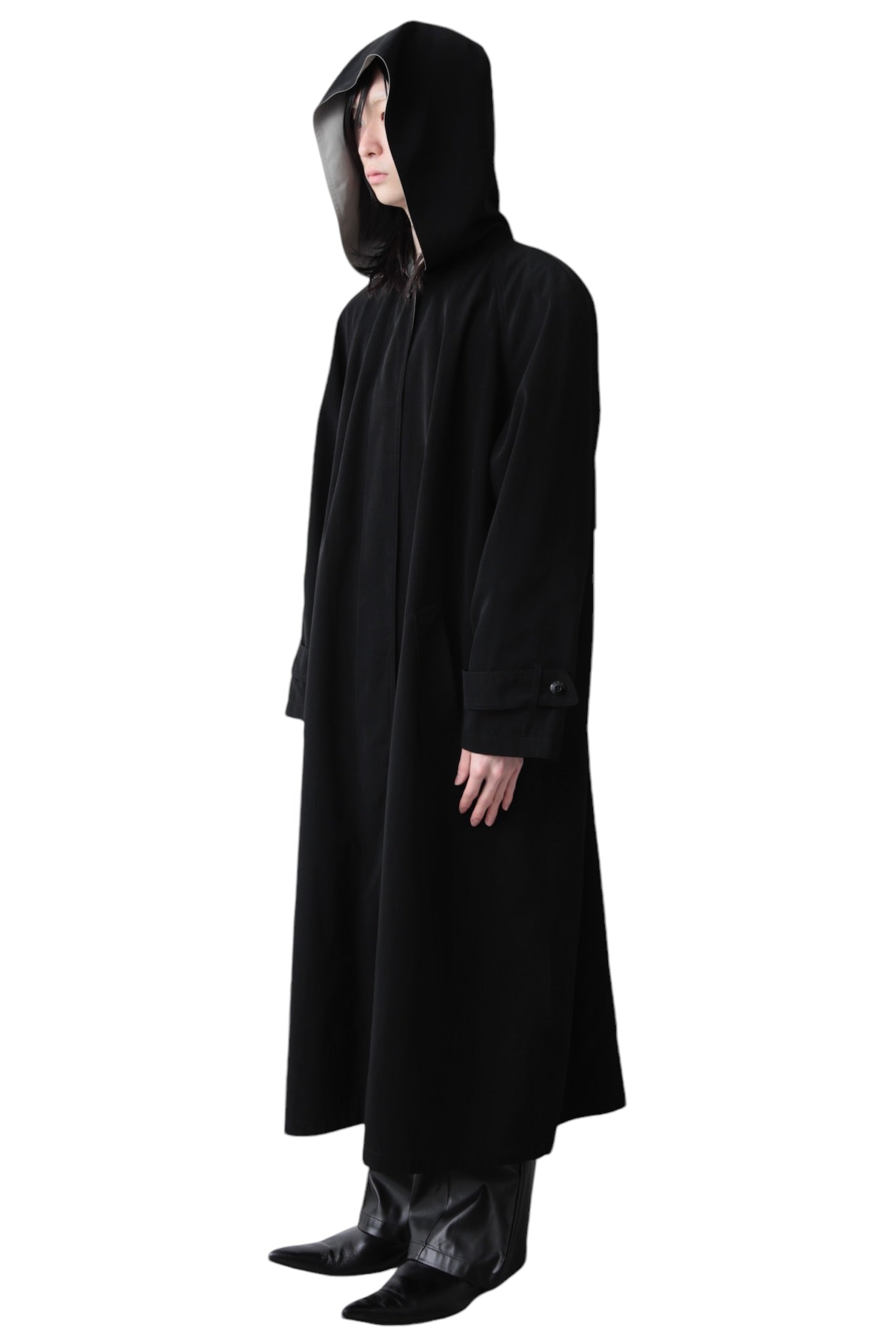 SUPER LONG HOODED COAT