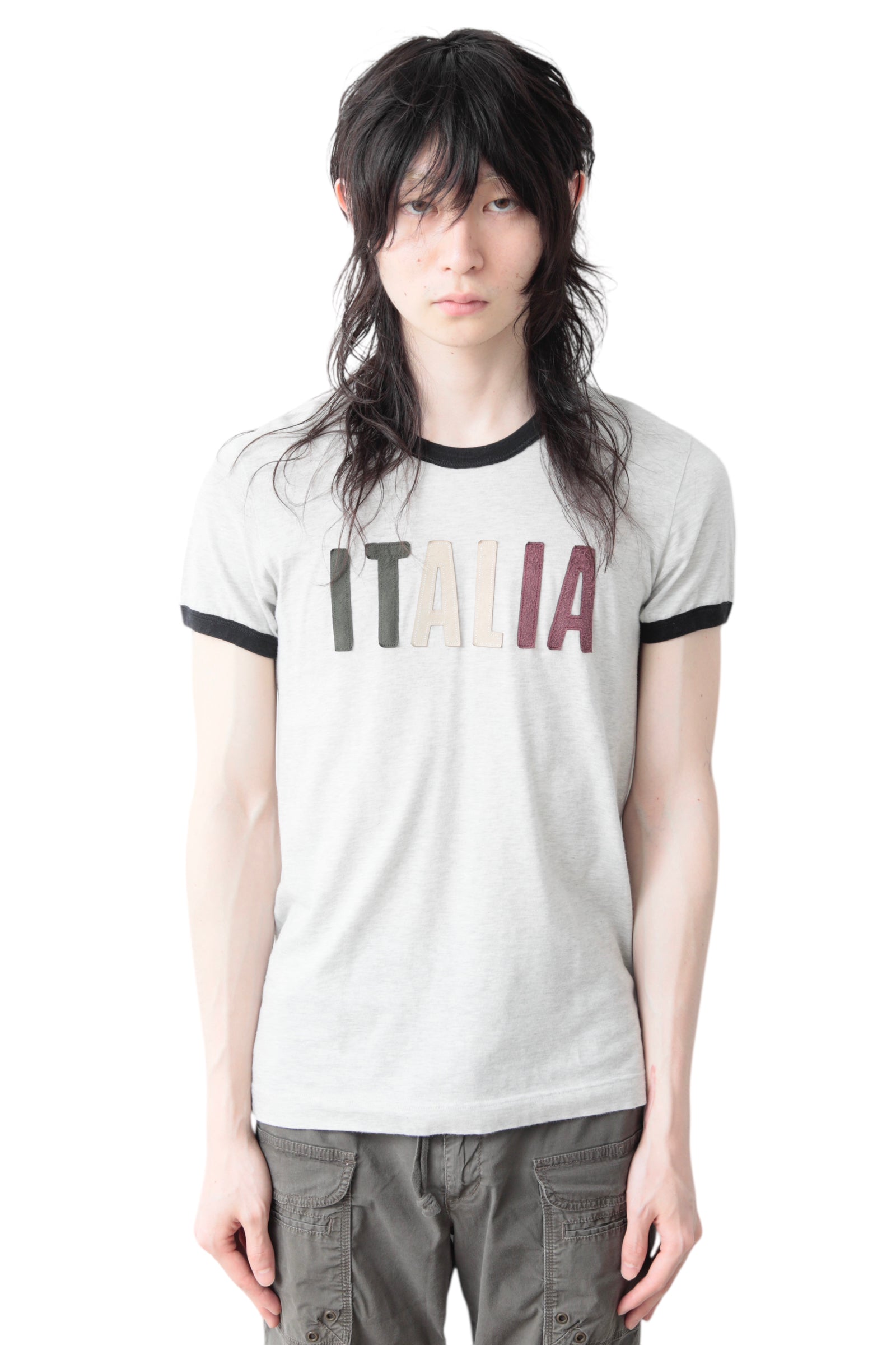 DOLCE&GABBANA "ITALIA" RINGER T-SHIRT