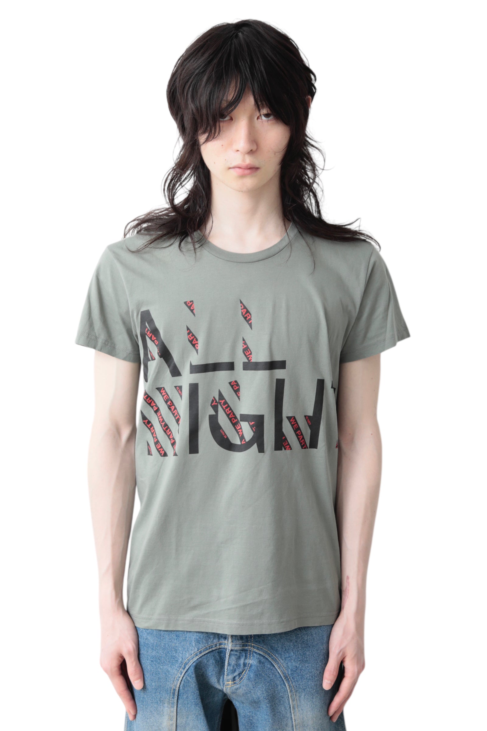 2010A/W DIOR HOMME "ALL NIGHT" GRAPHIC T-SHIRT
