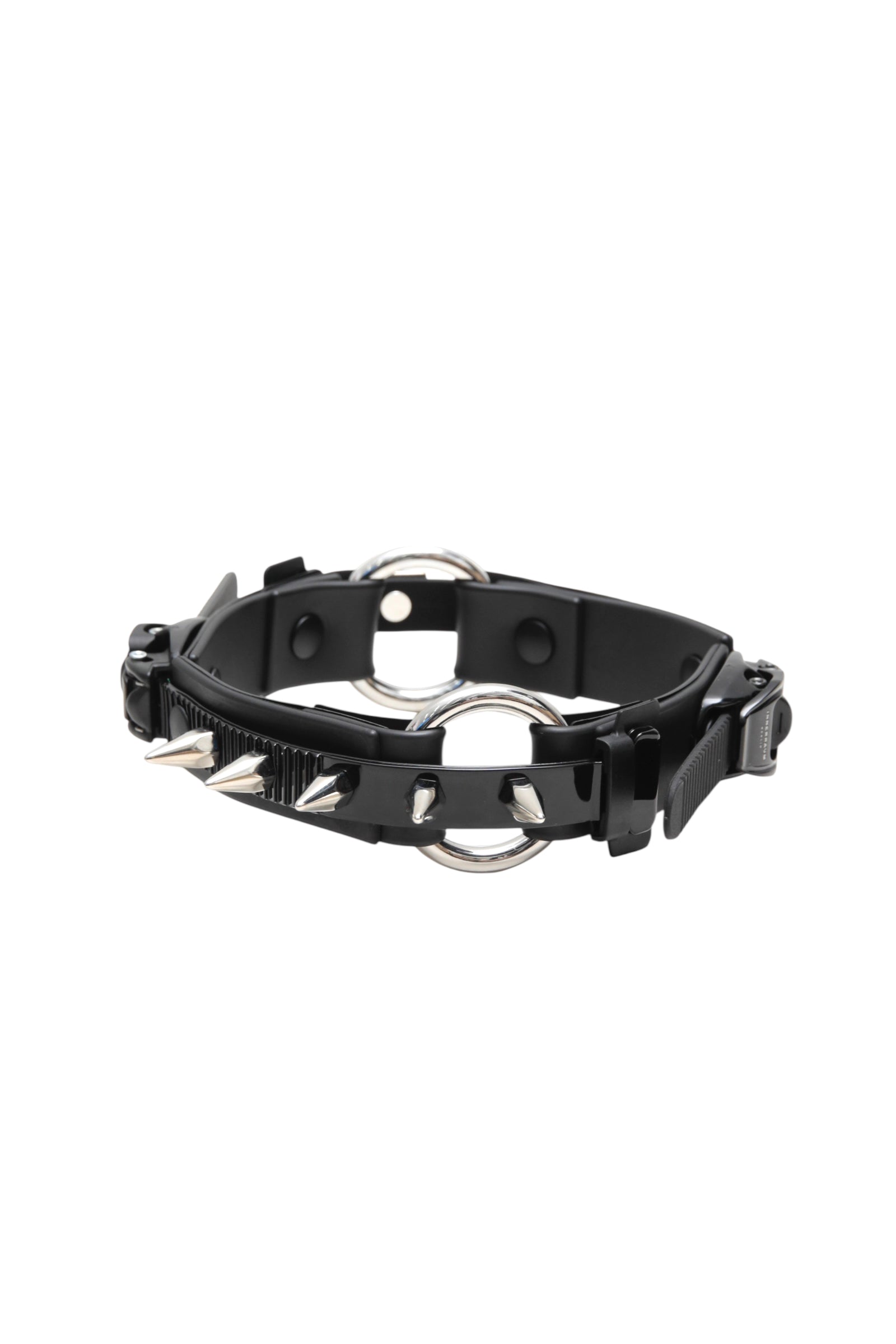 INNERRAUM 2-RINGS SPIKES CHOKER