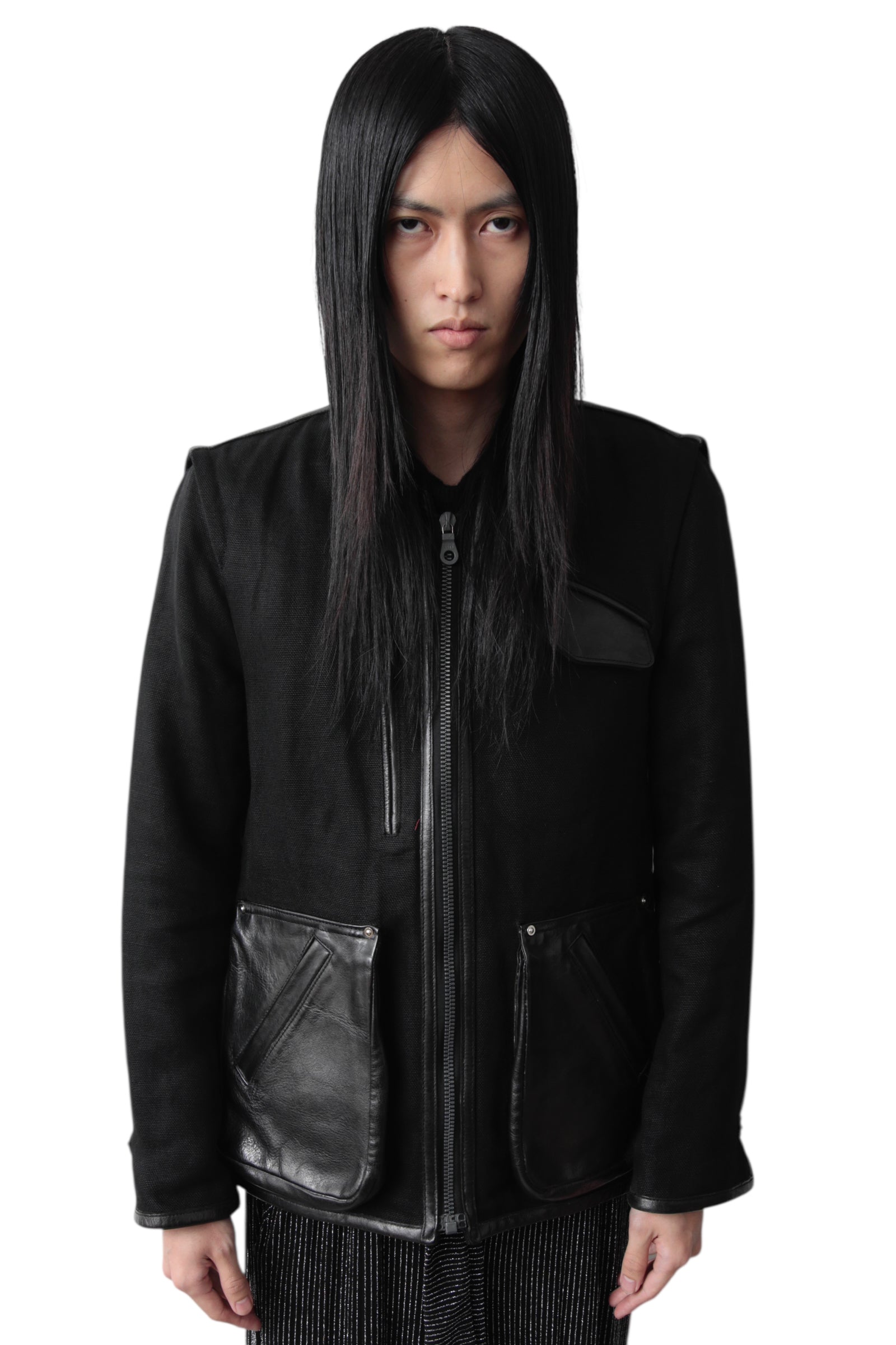 EARLY 2000s MIHARA YASUHIRO SWITCHING ZIP UP BLOUSON