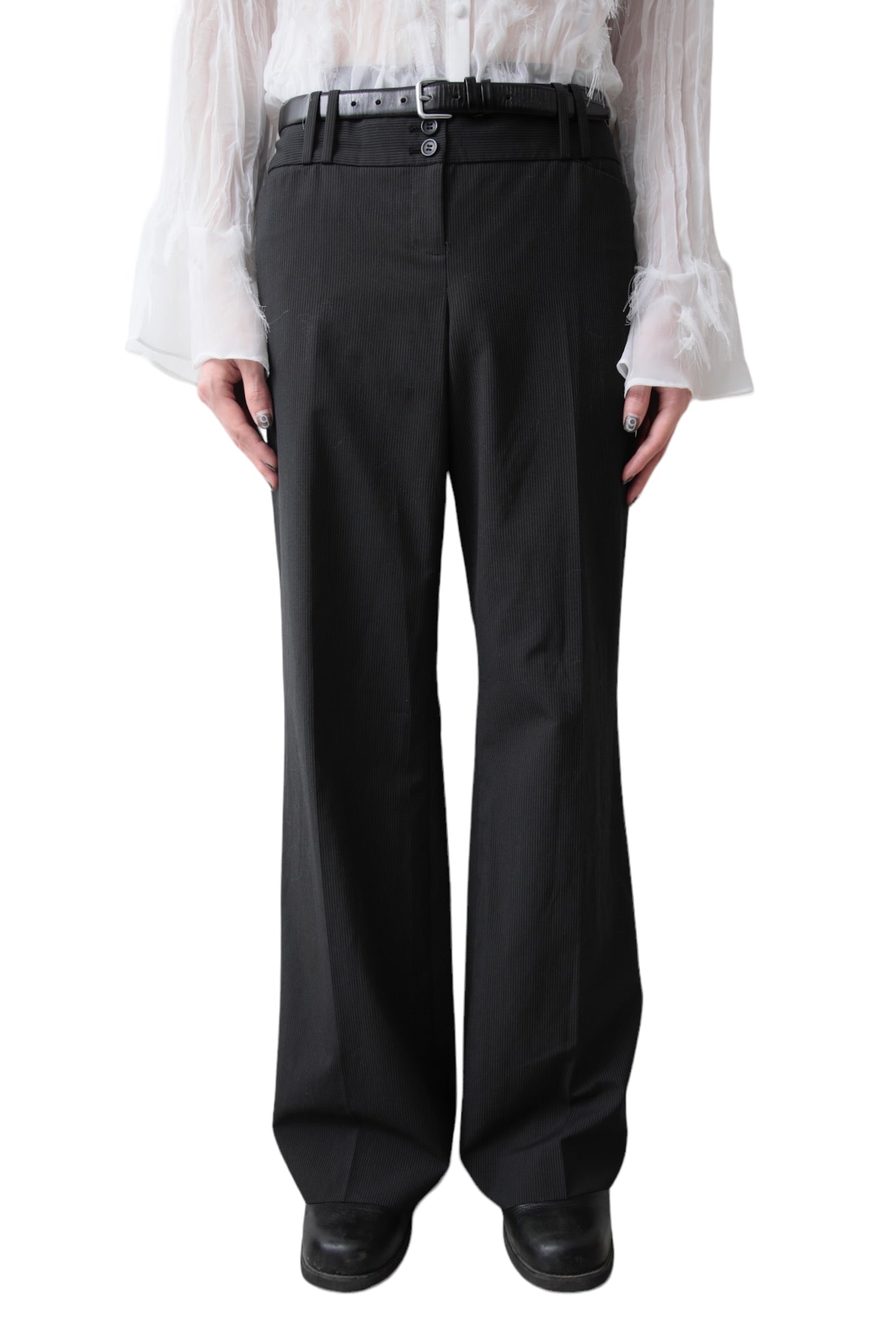 PINSTRIPE FRARE SLACKS