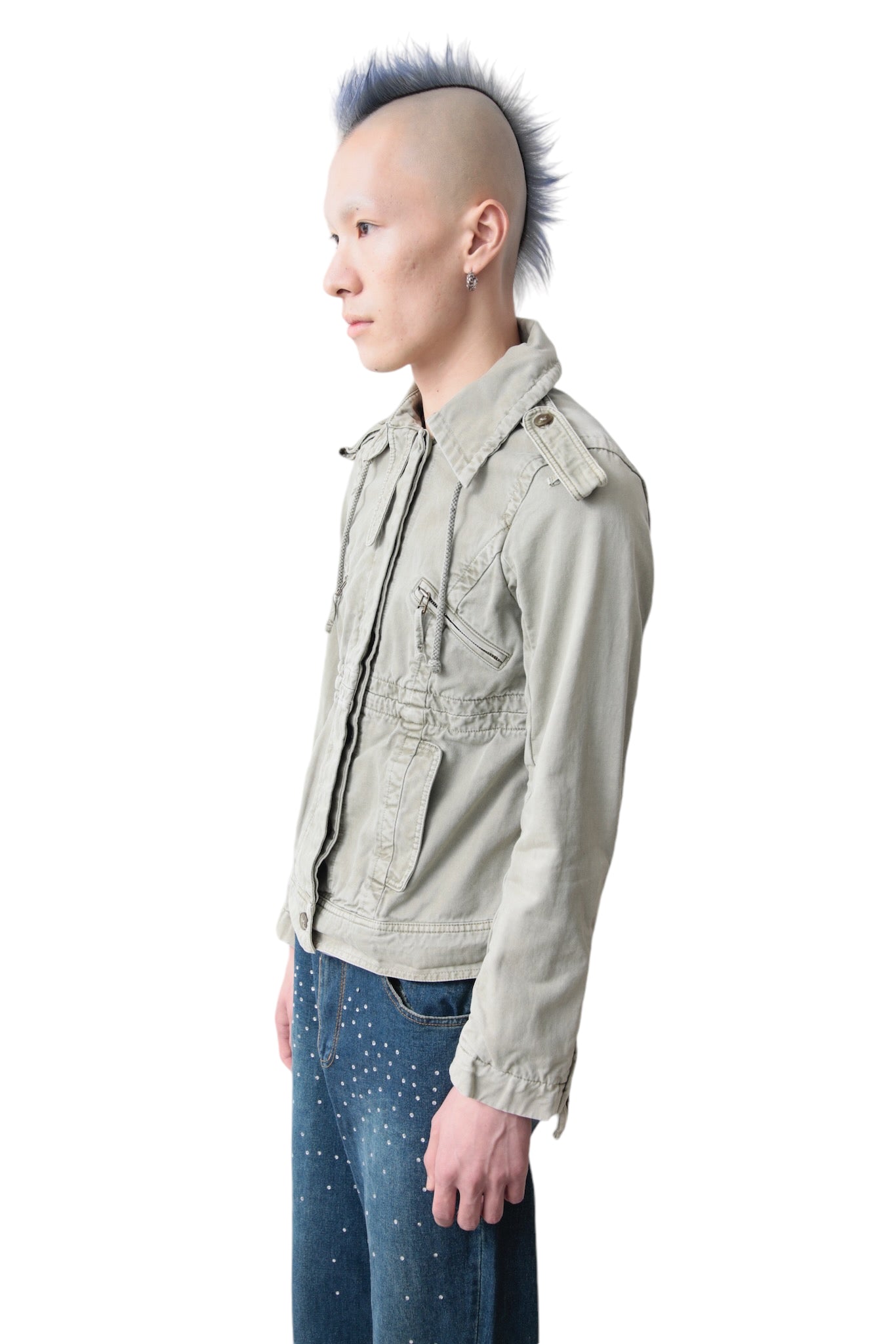 BUTTON UP MILITARY BLOUSON