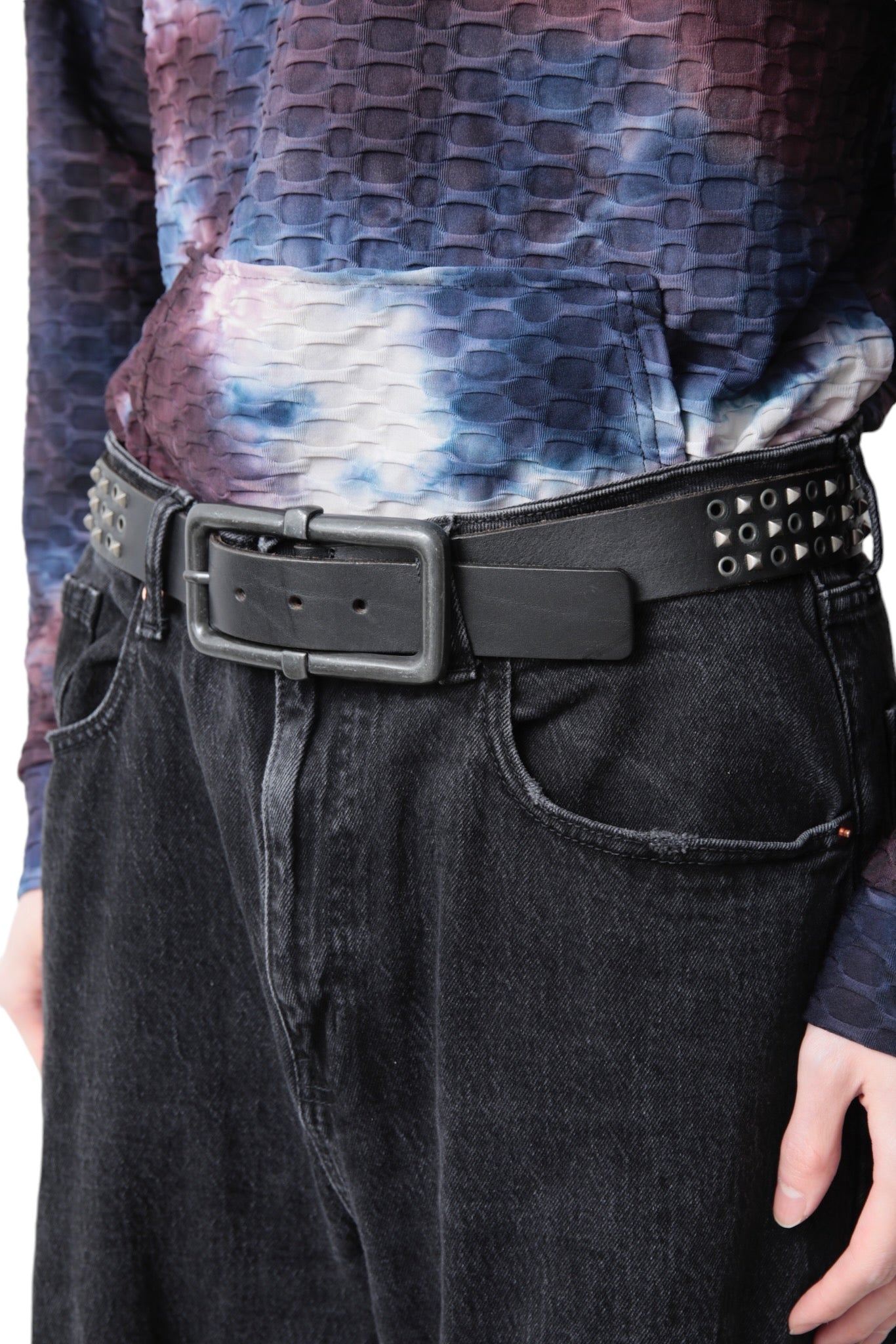 JOHN GALLIANO STUDDED PUNK BELT