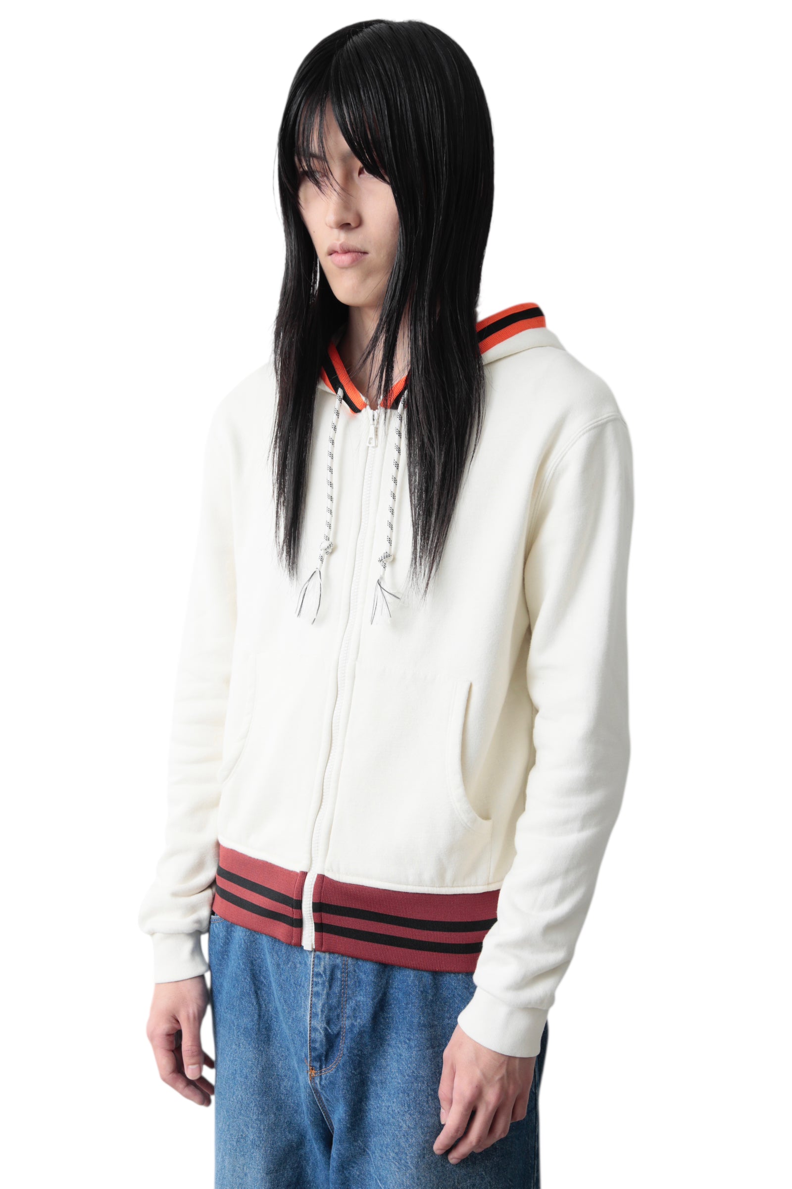 RAF SIMONS SWITCHING ZIP UP HOODIE