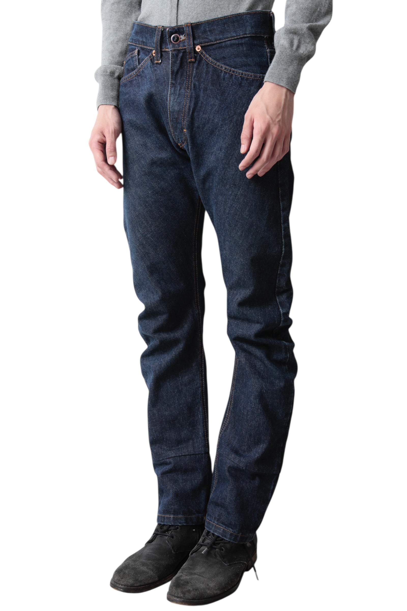 ANDREW MACKENZIE BACK GRAPHIC STRAIGHT DENIM PANTS