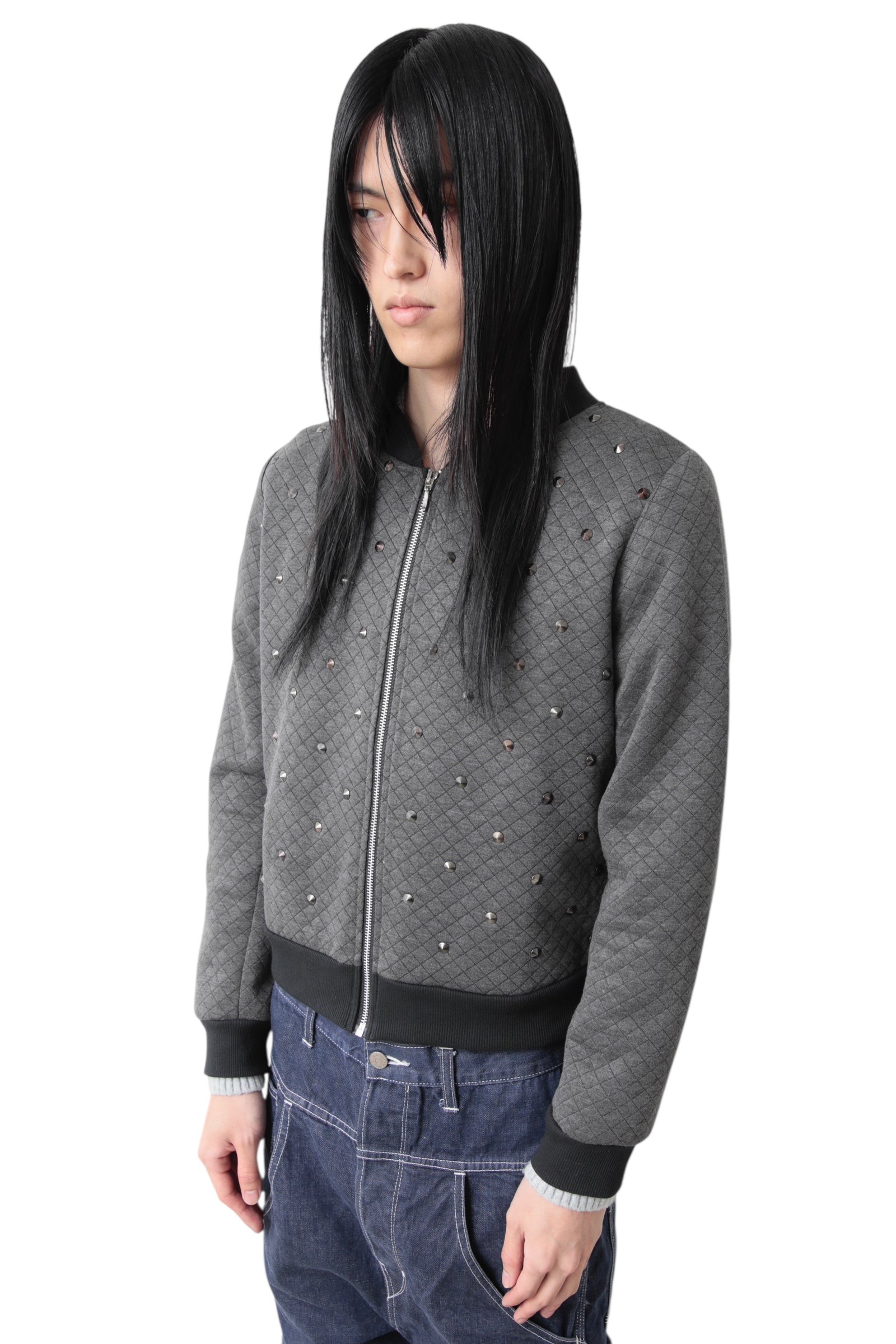 STUDDED BOMBER JACKET