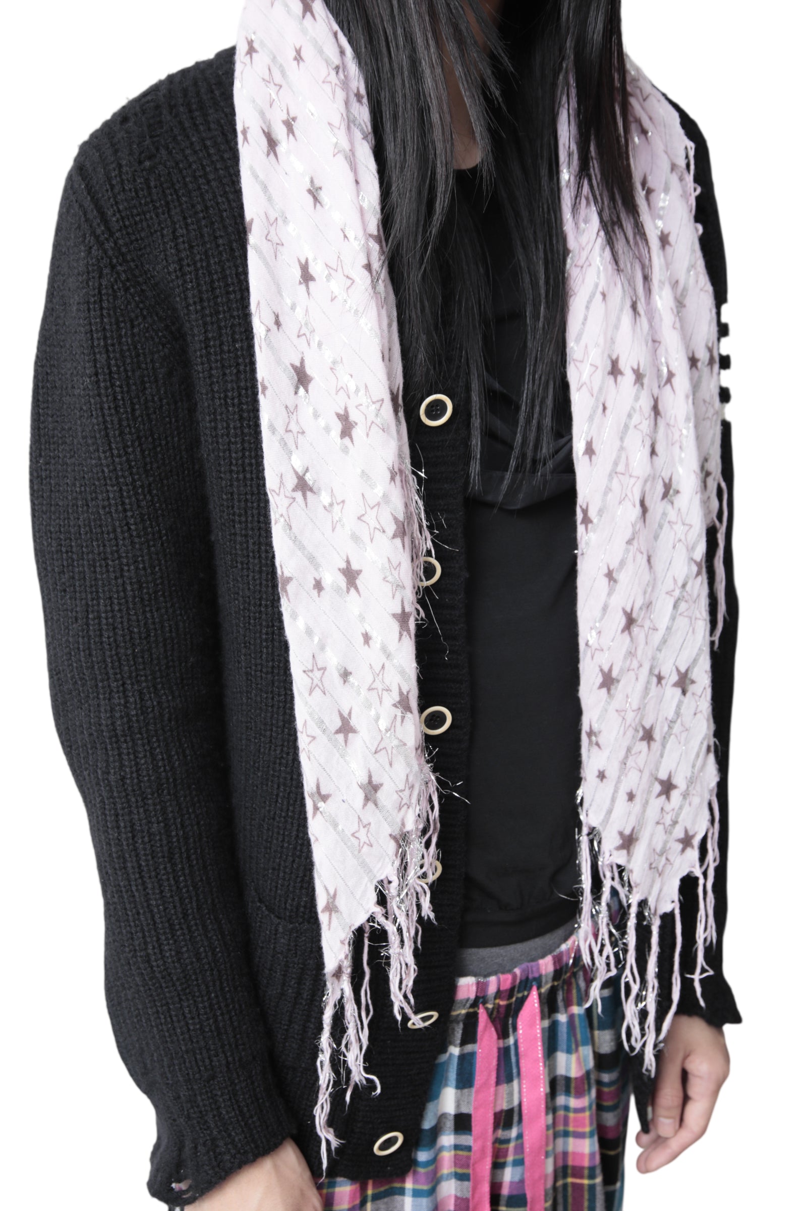 FRINGE STAR LAME STOLE