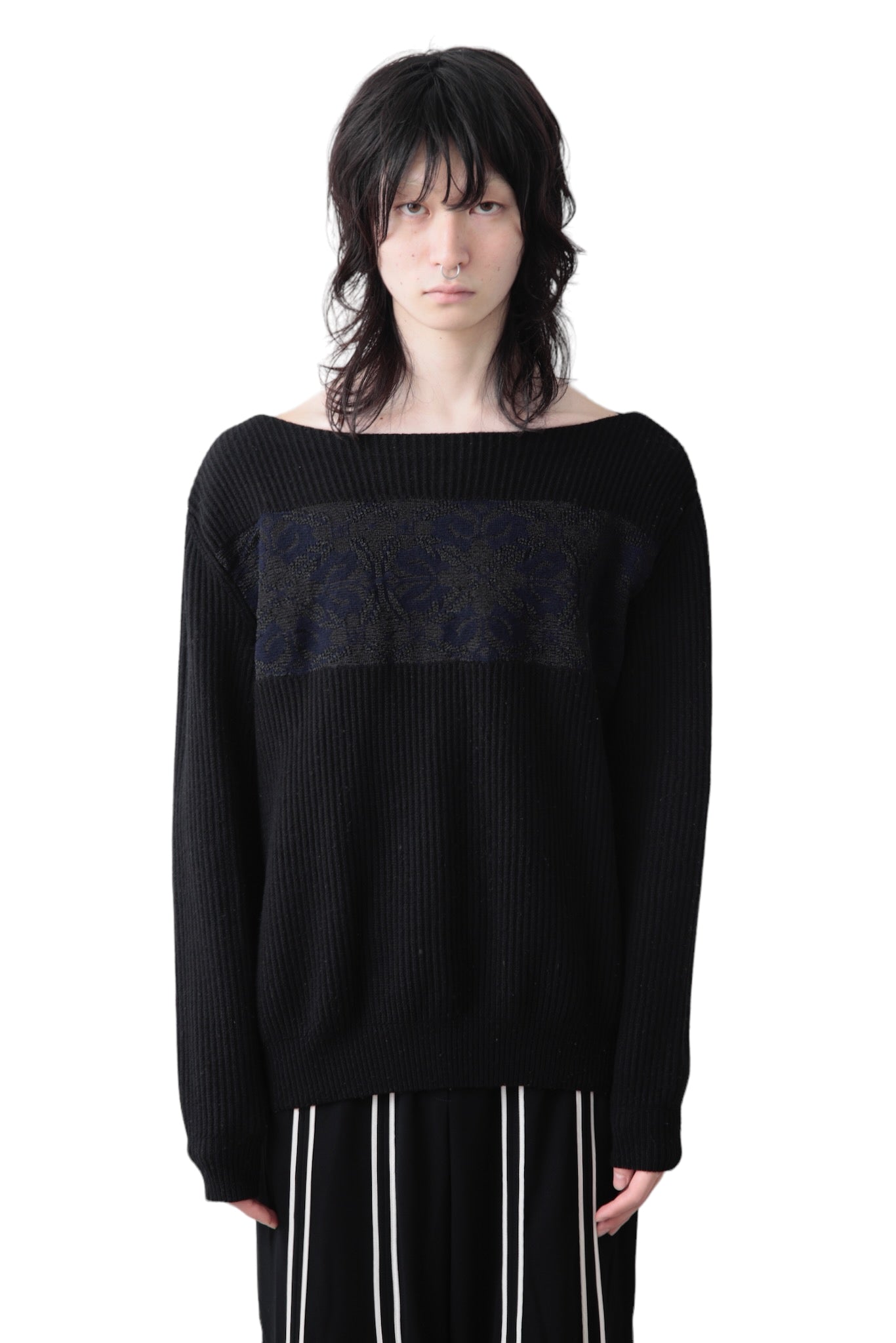 DRIES VAN NOTEN LOW GAGE BOAT NECK SWEATER