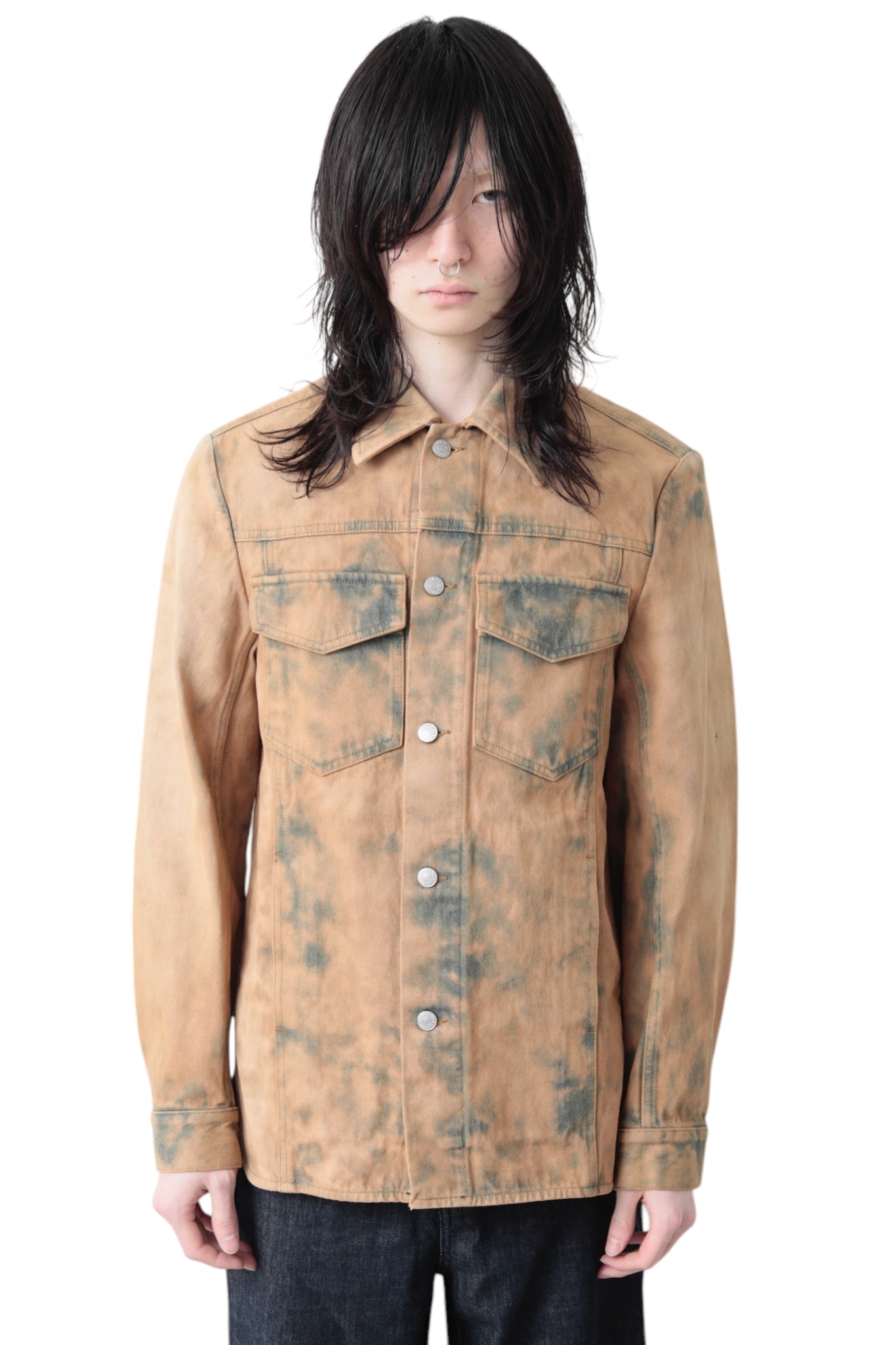 DRIES VAN NOTEN OVERDYE DENIM JACKET