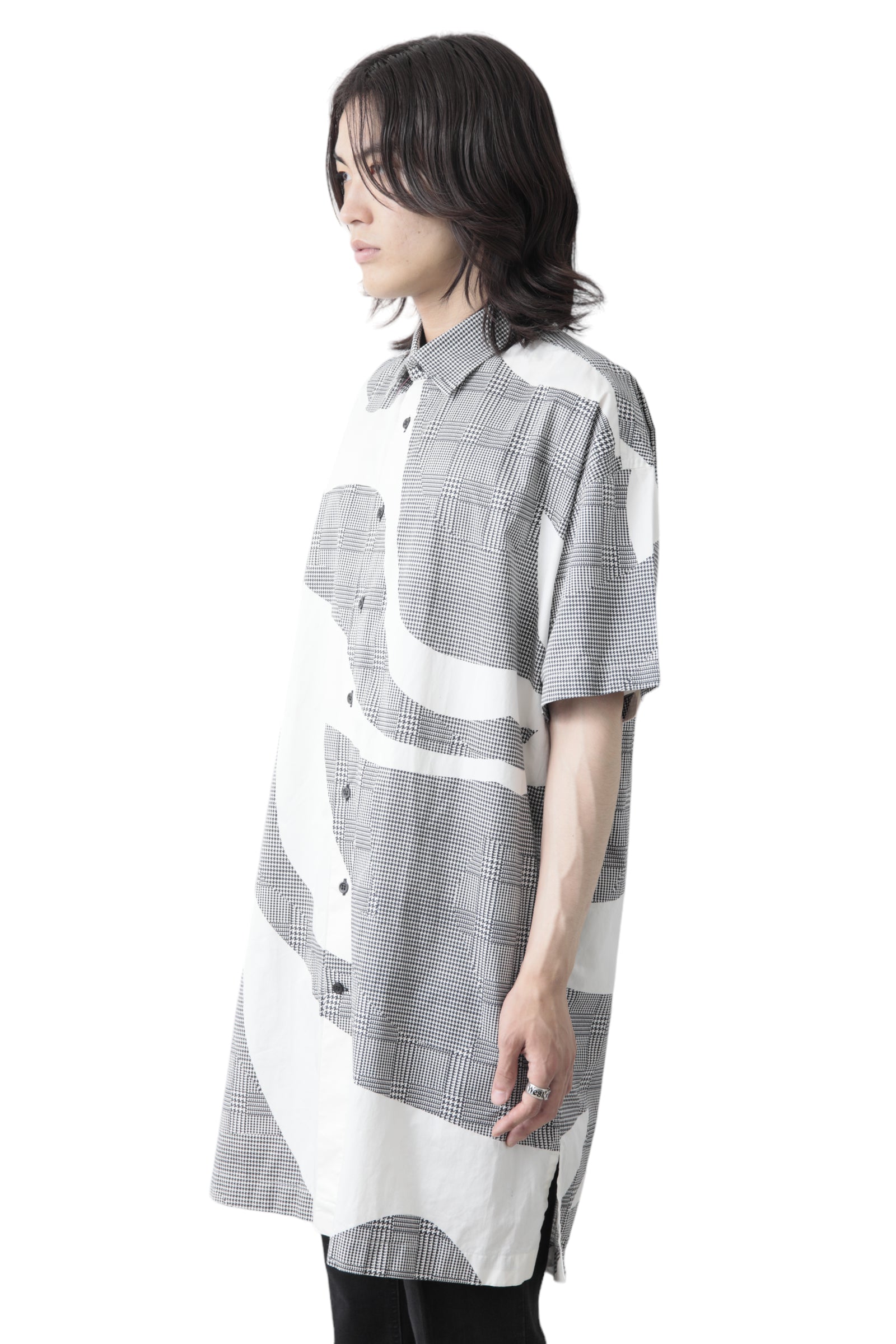 Alexander McQueen Crazy Patterned Oversized Shirt