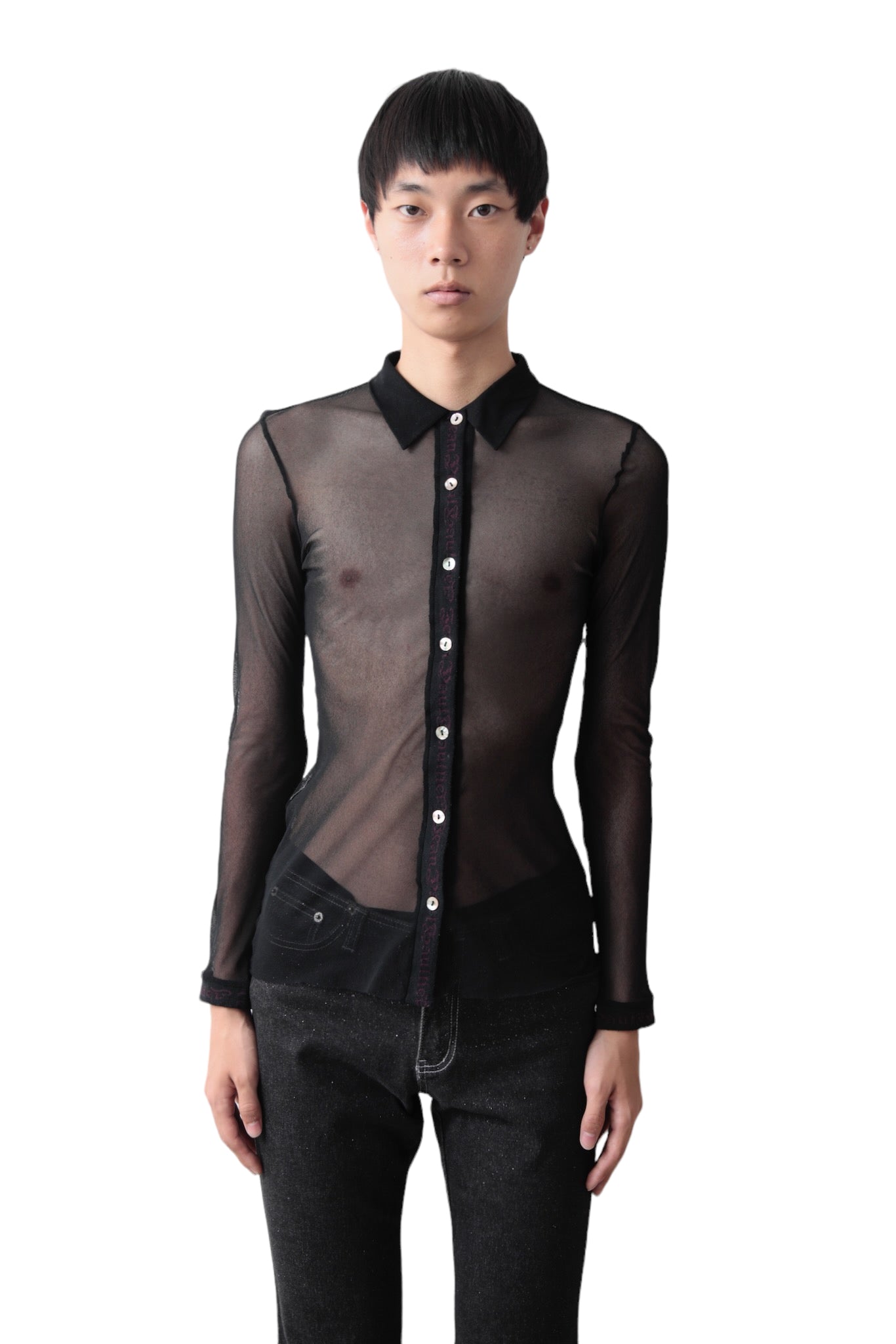 JEAN PAUL GAULTIER SEE THROUGH TIGHT SHIRT