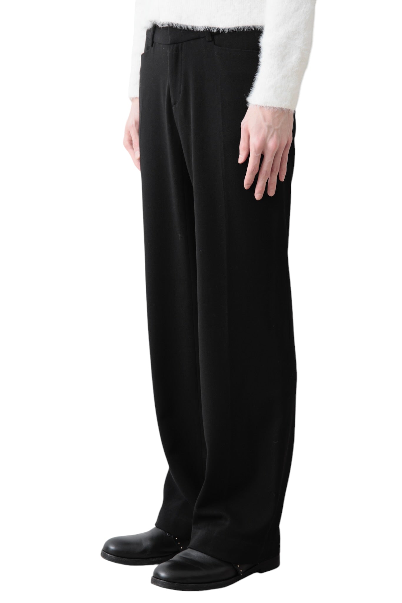 BLACK FLARE SLACKS