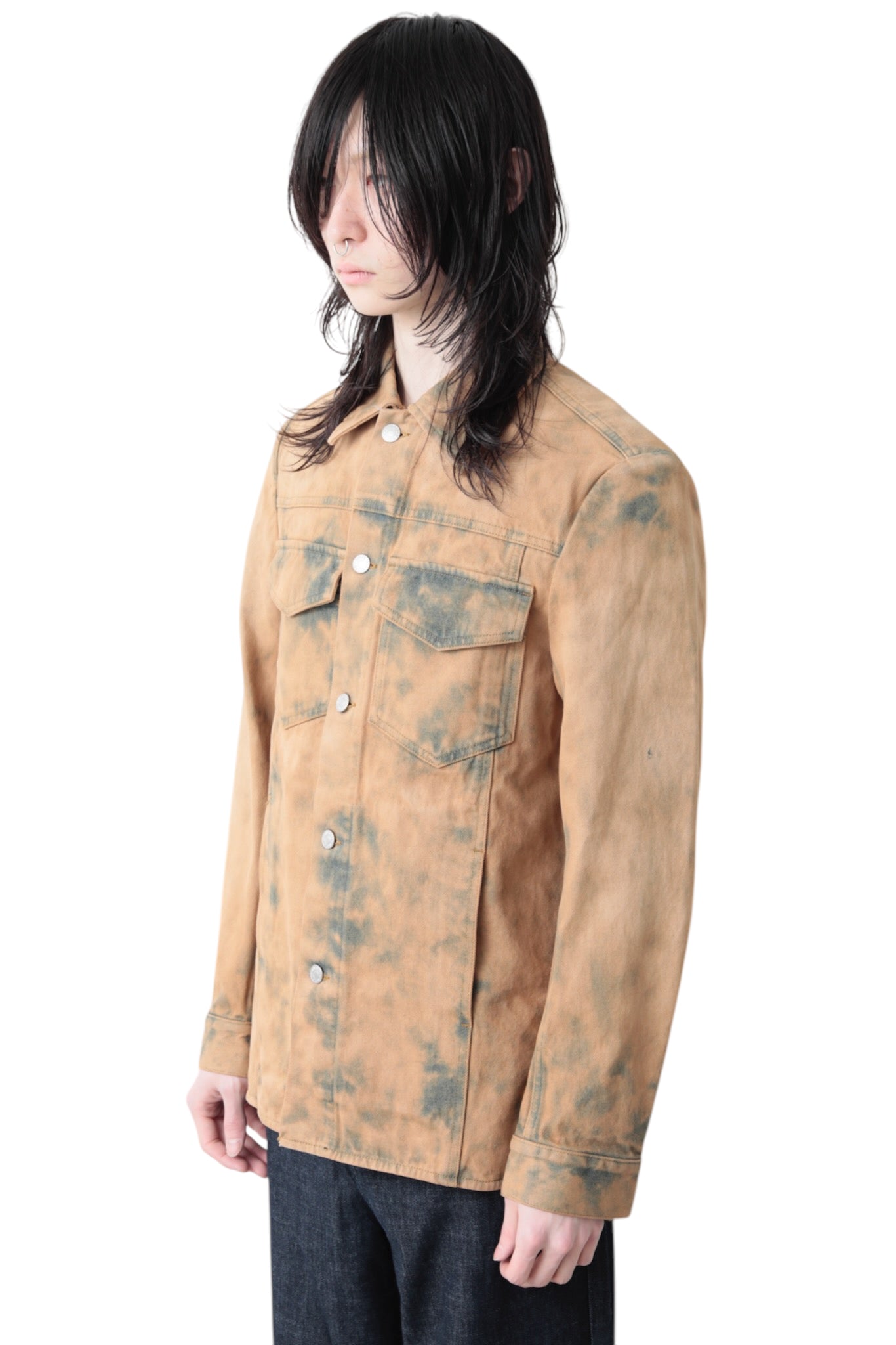 DRIES VAN NOTEN OVERDYE DENIM JACKET