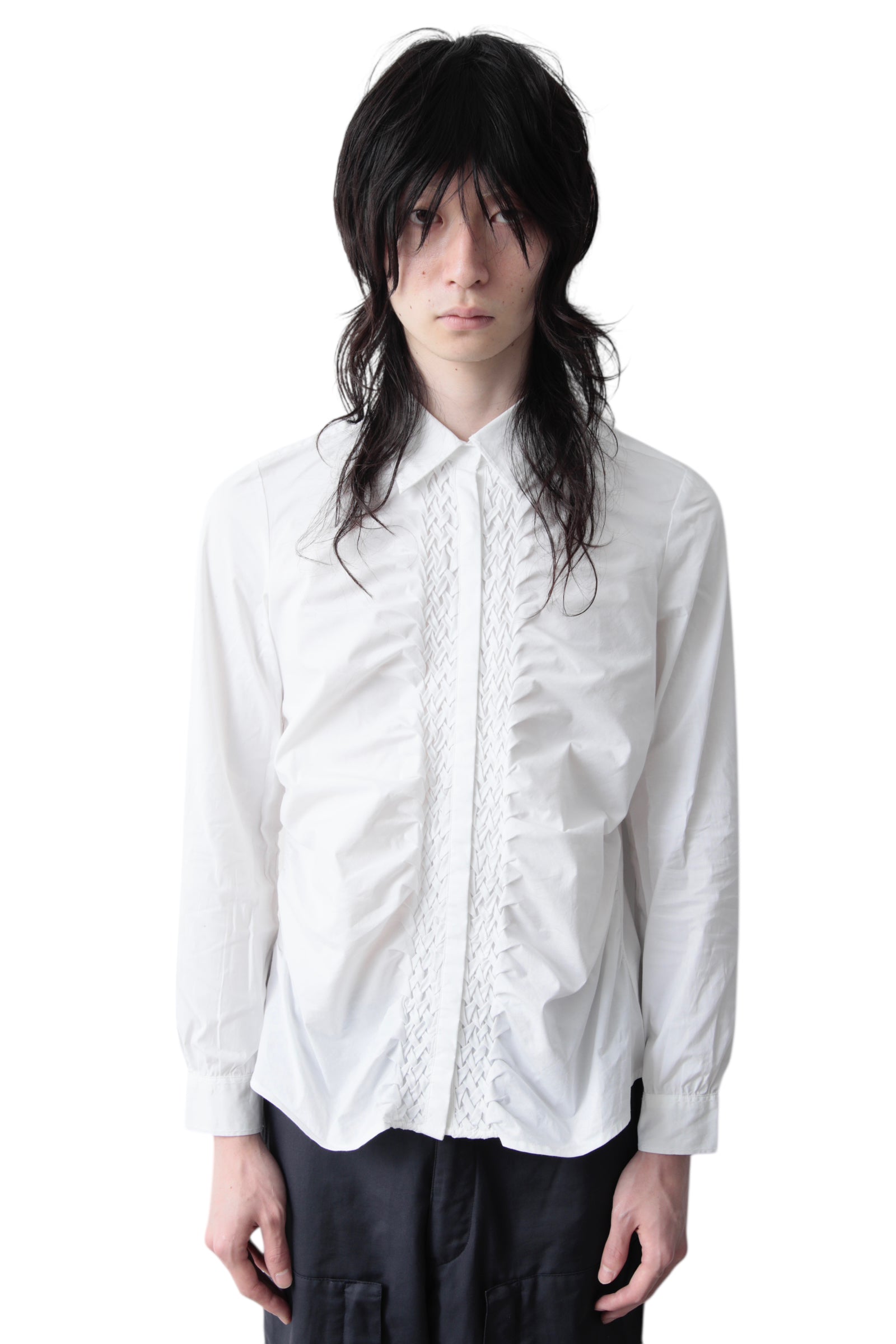Braided Fly Front Shirt