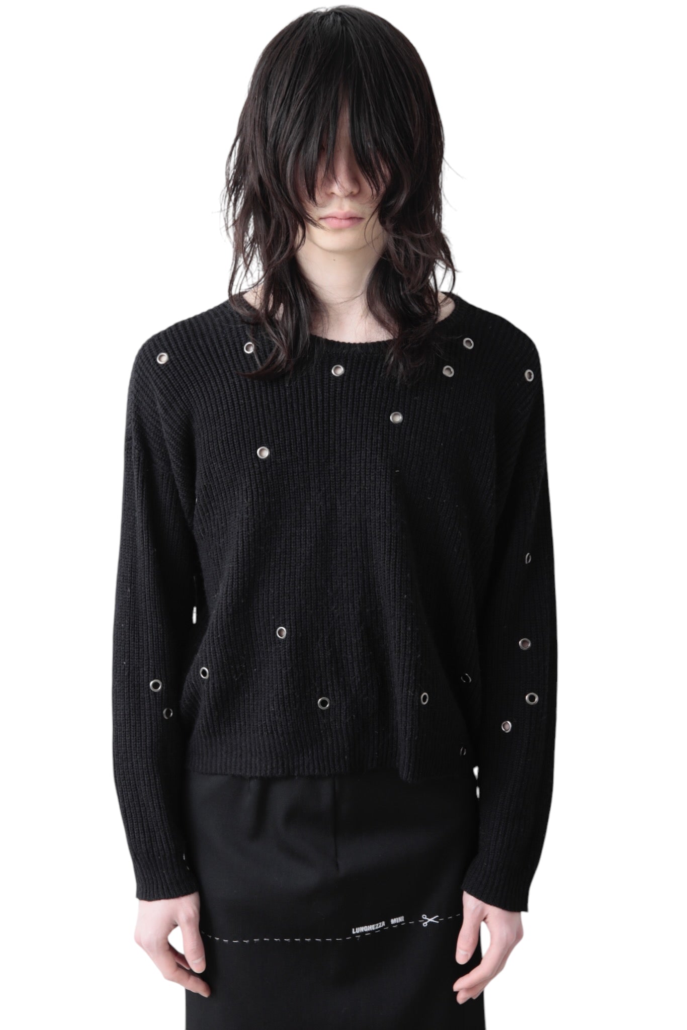 EYELET LOW GAUGE SWEATER