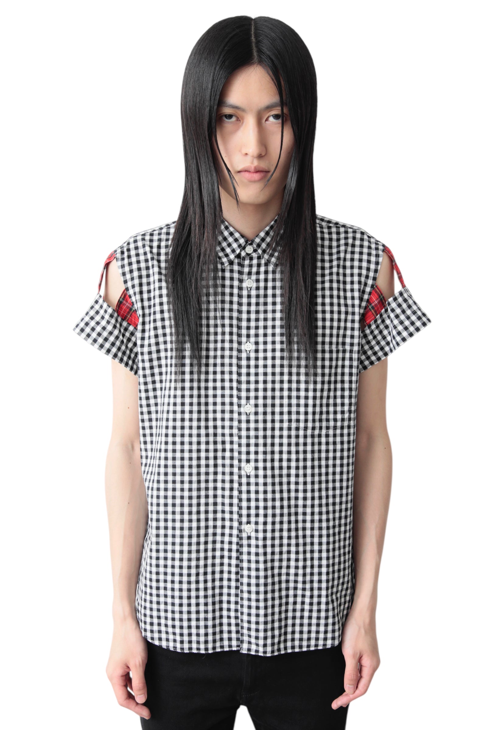 COMME DES GARCONS HOMME PLUS SQUARE CUT SLEEVE SHIRT