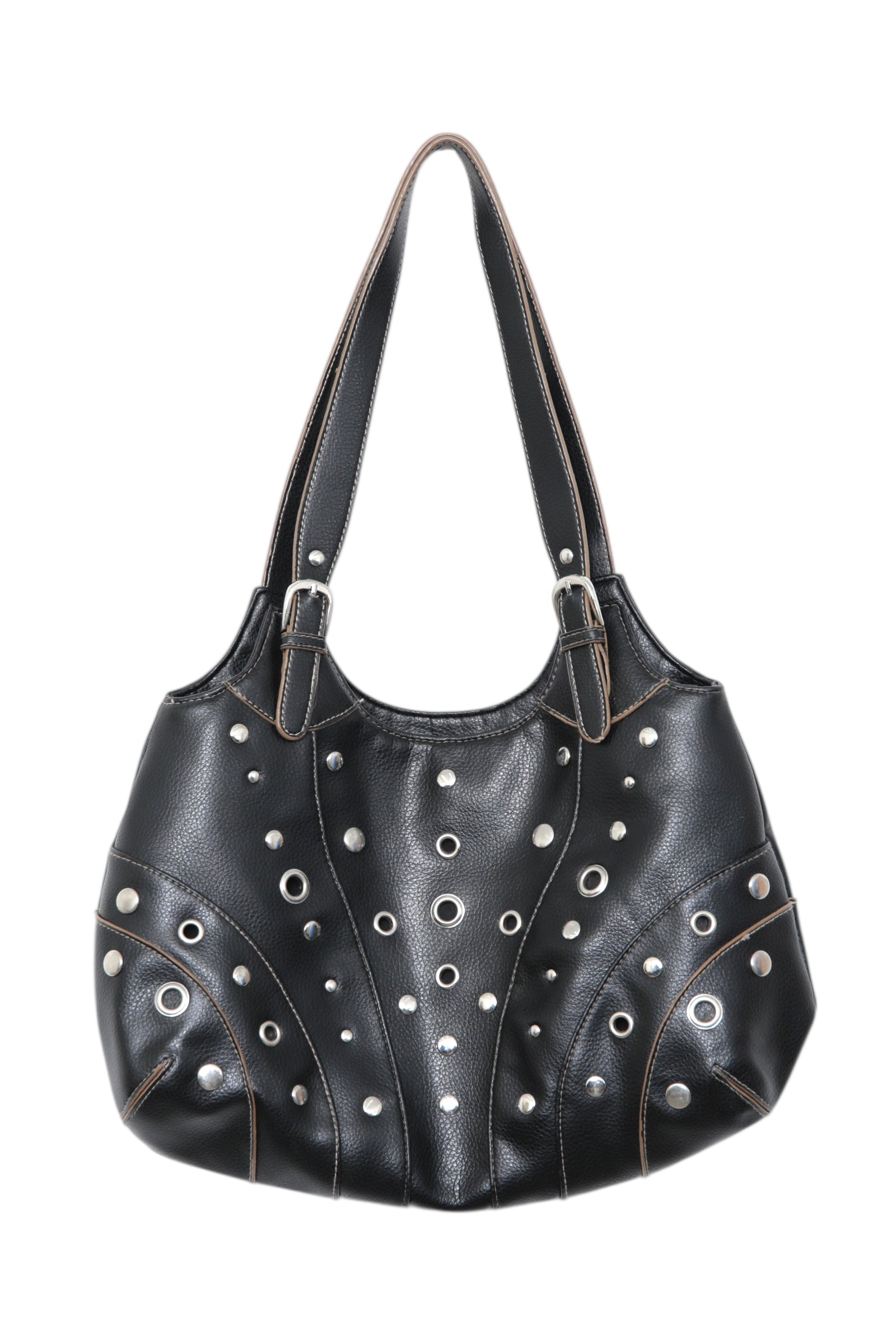 Eyelet Leather Hand Bag