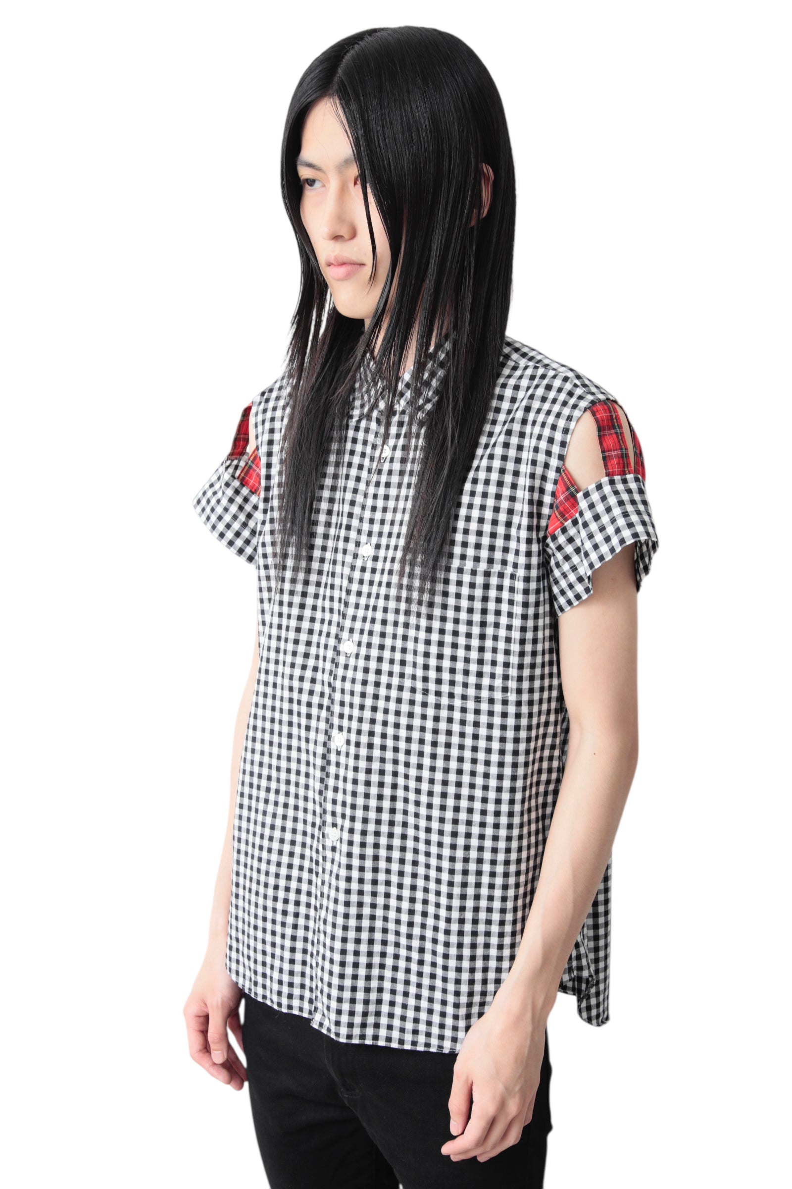COMME DES GARCONS HOMME PLUS SQUARE CUT SLEEVE SHIRT
