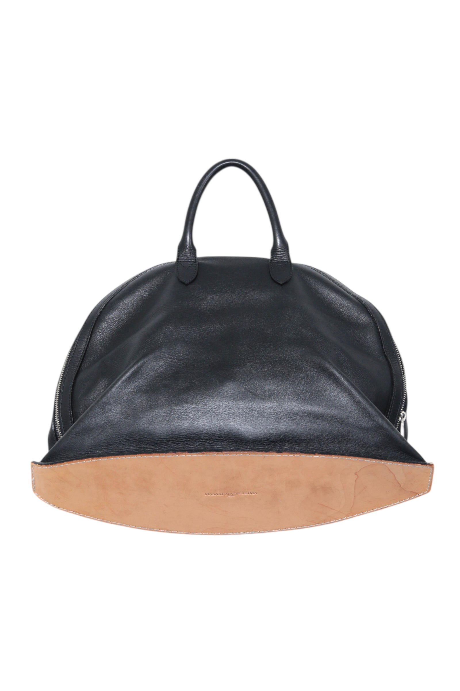 EARLY 2000S MASAKI MATSUSHIMA SEMICIRCLE HAND BAG