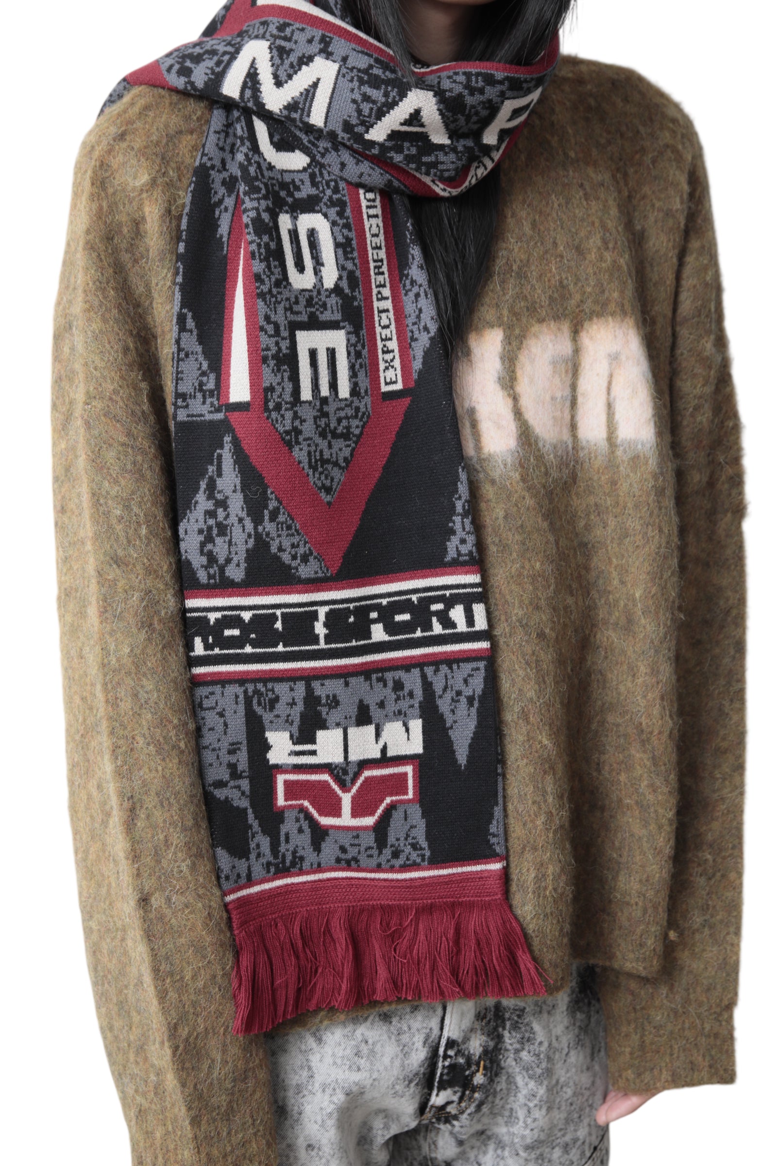 MARTINE ROSE REVERSIBLE SCARF