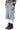 FADED STITCHED BAGGY DENIM SHORTS