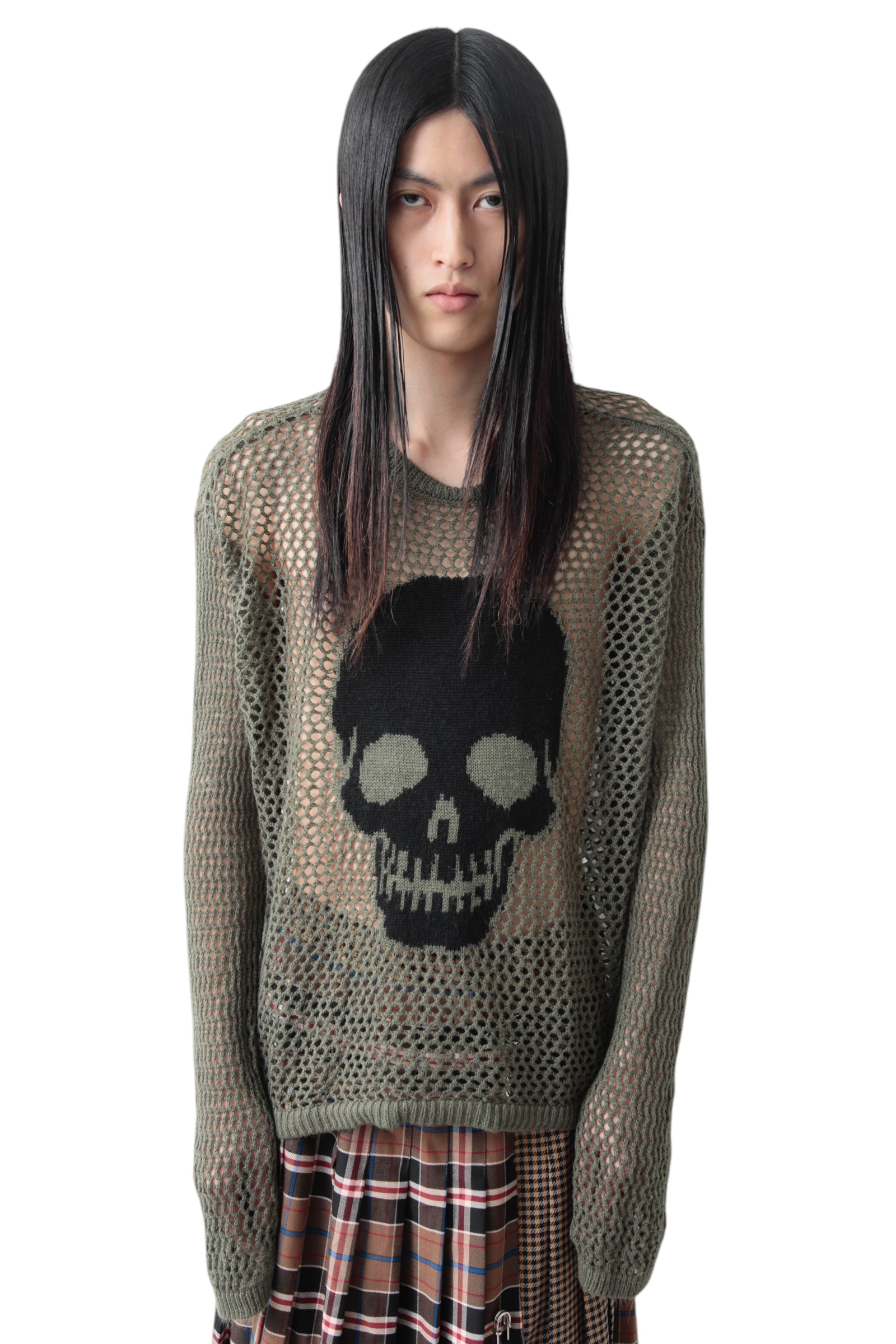 SKULL LOW GAUGE SWEATER