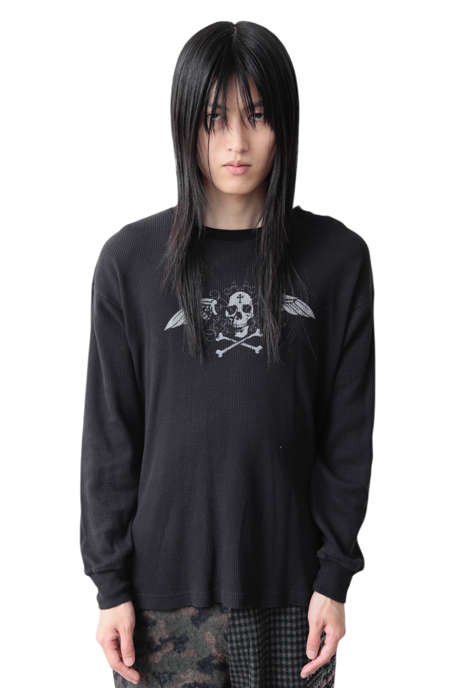 SKULL GRAPHIC LONG SLEEVE T-SHIRT