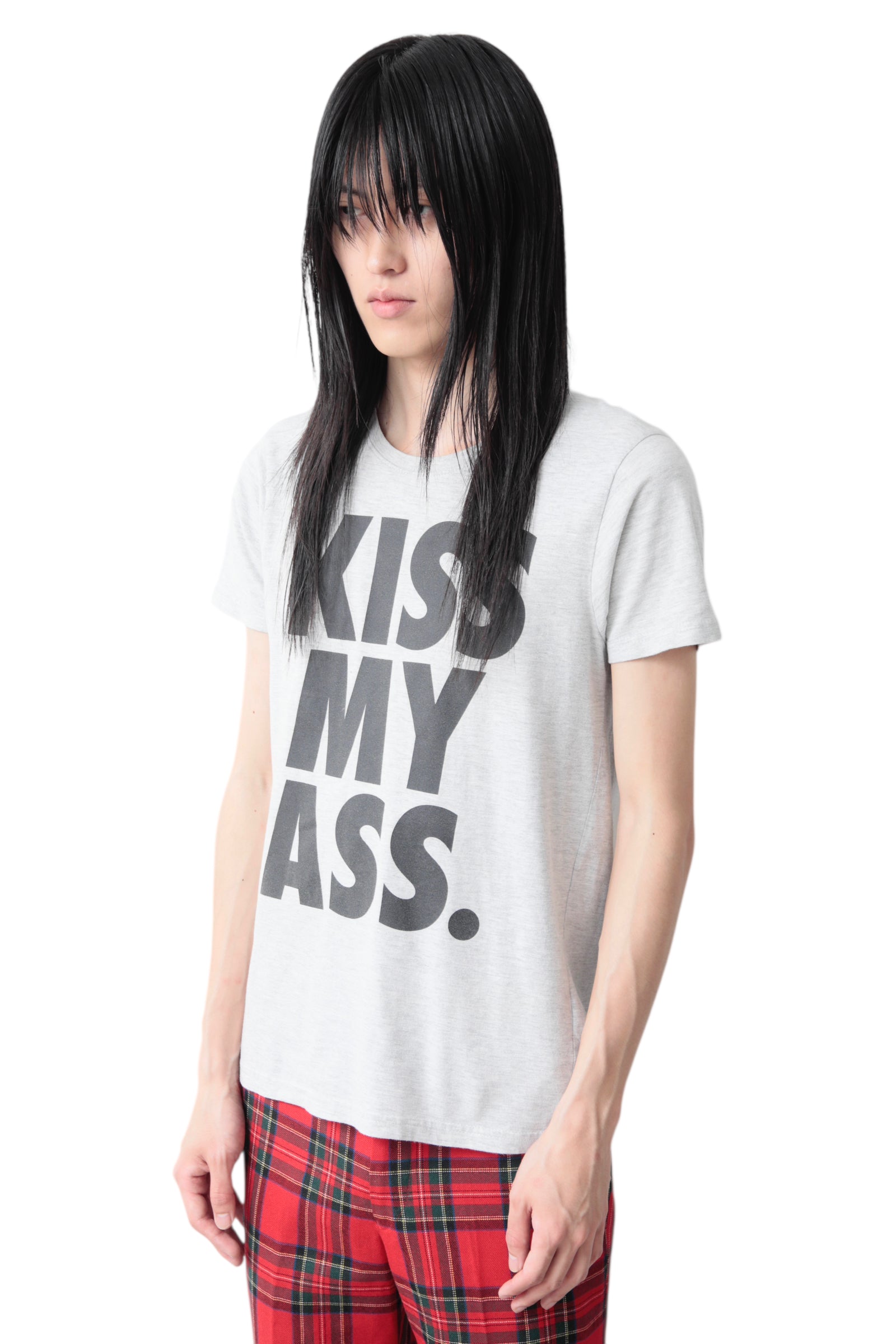 "KISS MY ASS." MESSAGE T-SHIRT