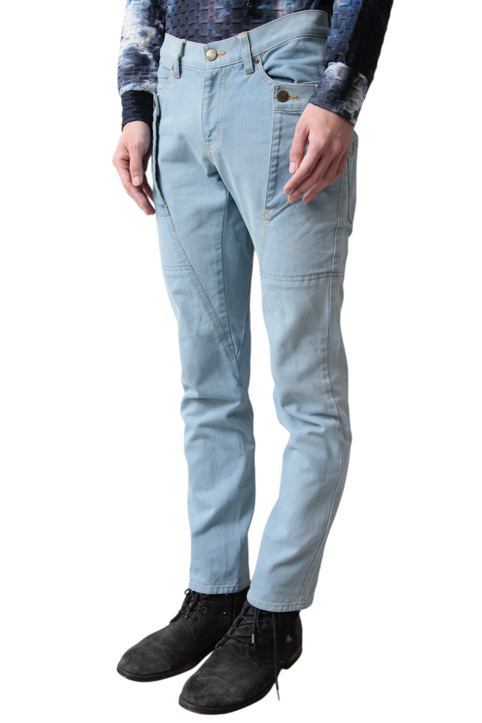FINAL HOME WEST GIMMICK STRAIGHT DENIM PANTS