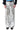 SILVER COATED WIDE CARGO PANTS