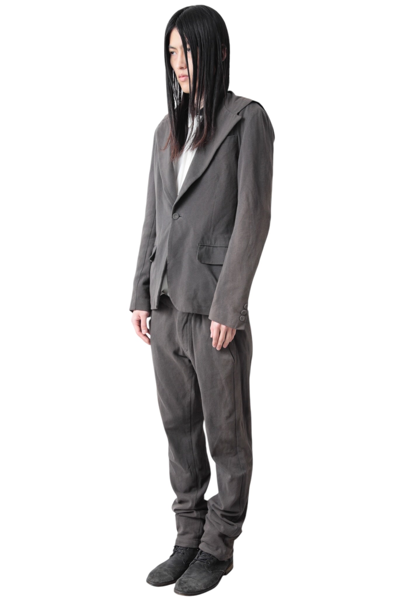 NOZOMI ISHIGURO HOODED TAILORED JUMPSUIT