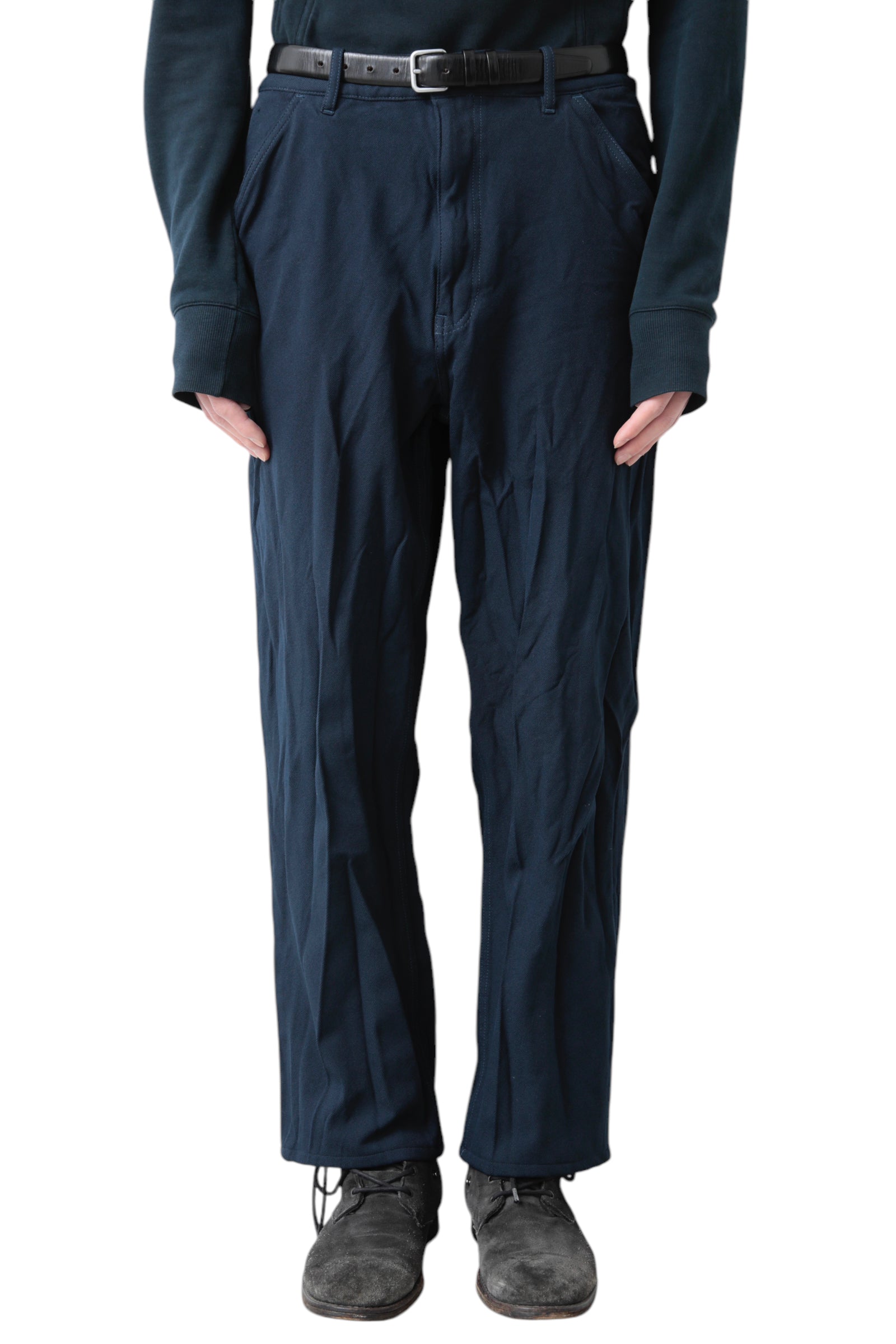AD2009 COMME DES GARCONS HOMME PATCHWORK WRINKLE SLACKS